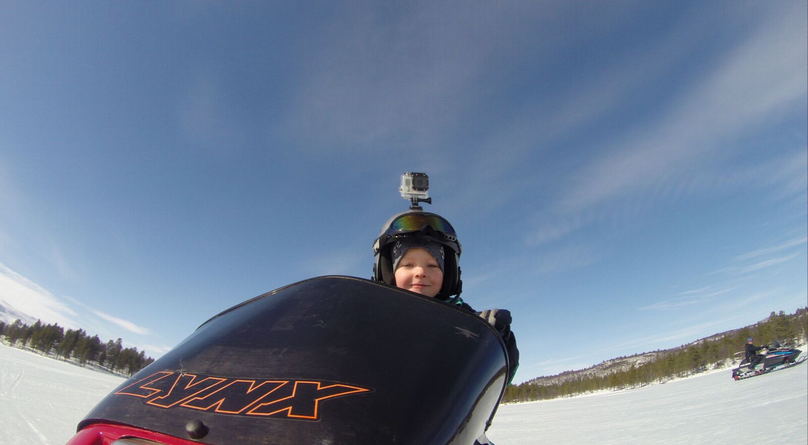 GoPro HERO3+ Black Edition sample photo. Scooter, children, ban snowmobile photography