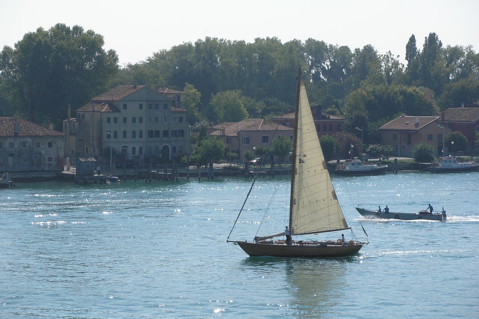 Olympus C55Z,C5500Z sample photo. Venice, boat, vela photography