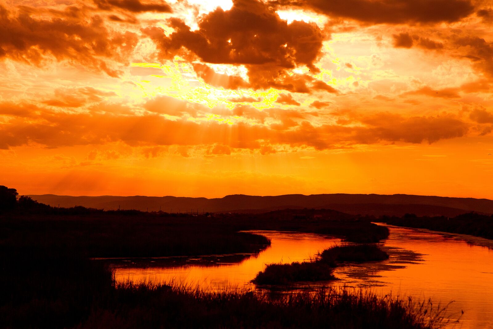 Canon EOS 7D sample photo. Pond, sunset, summer photography