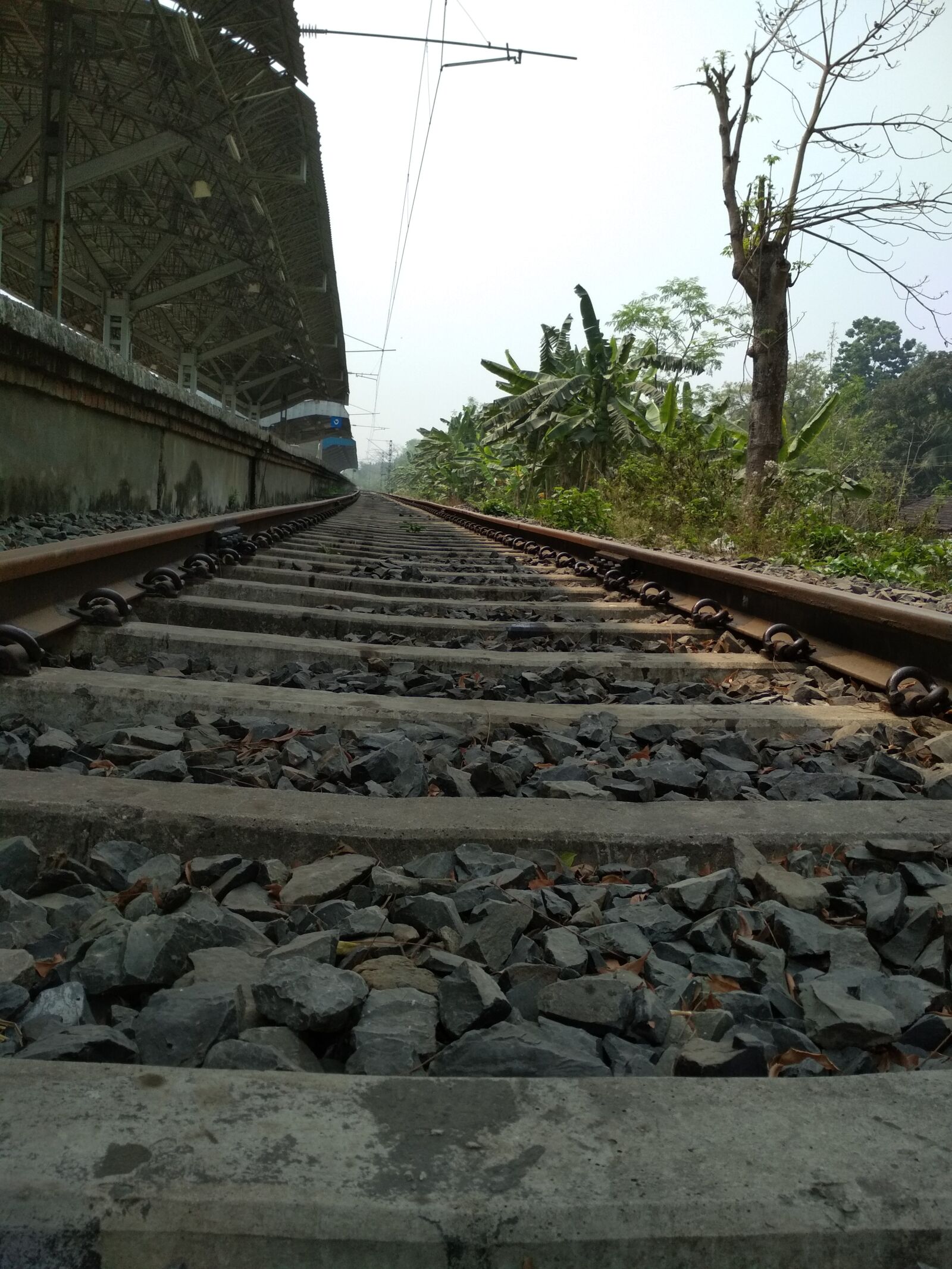 Xiaomi Redmi 4X sample photo. Way of train, railway photography