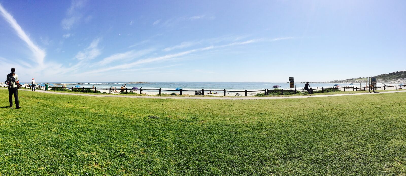 iPhone 5s back camera 4.12mm f/2.2 sample photo. Panorama, grass, sky photography
