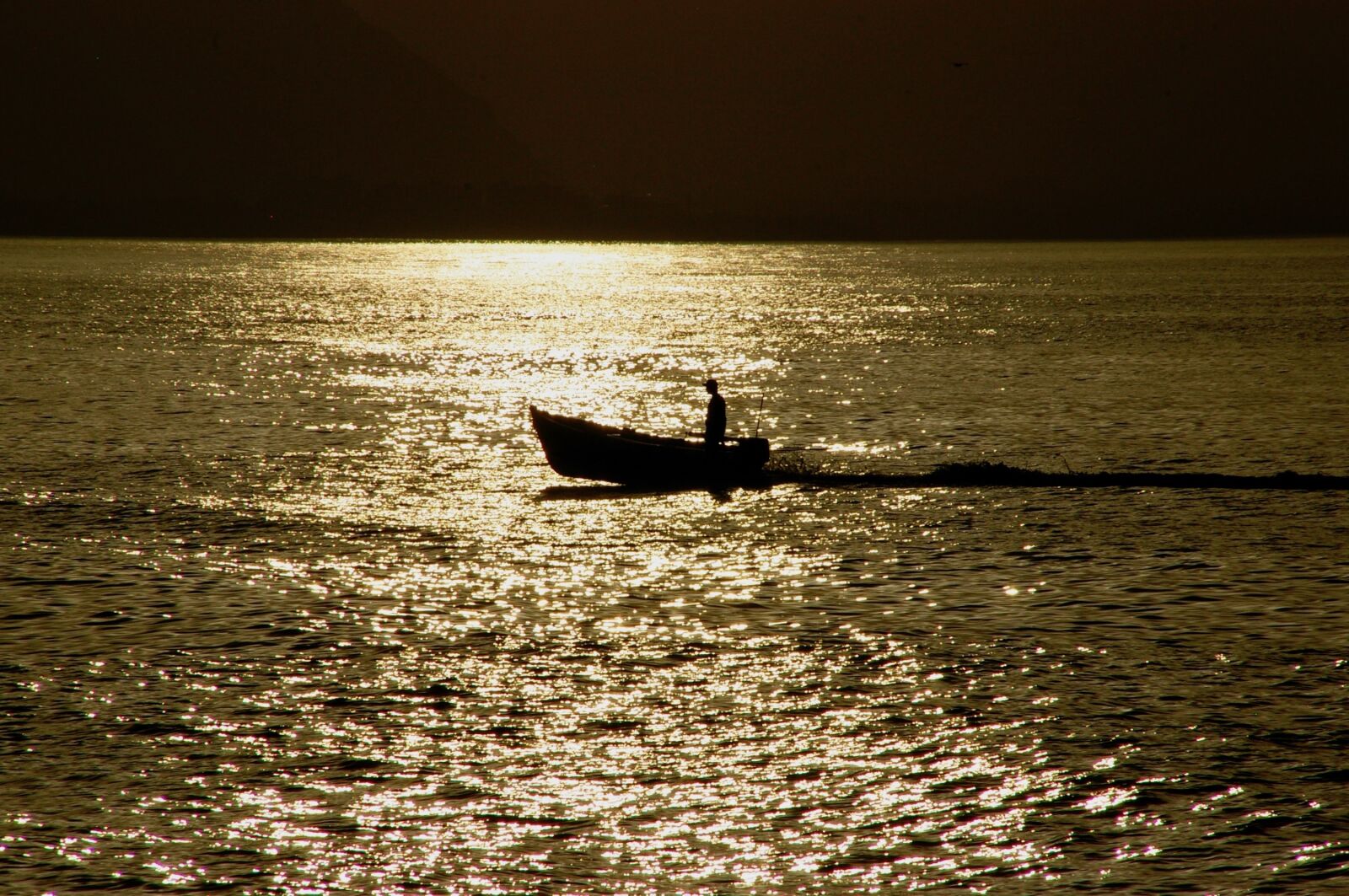 Pentax K100D Super sample photo. Sunset, sea, water photography