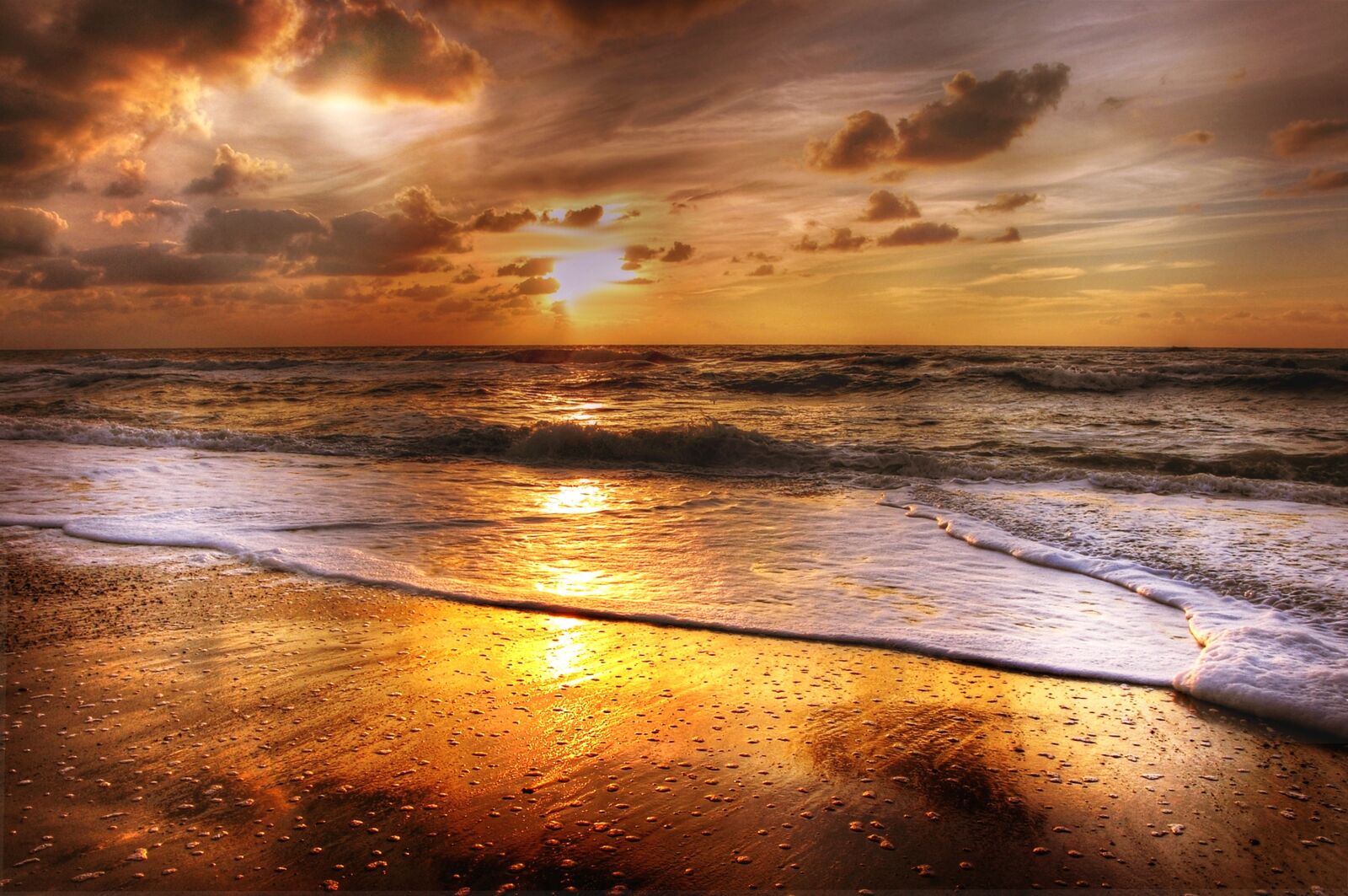 Nikon D40 sample photo. Sunset, beach, sea photography