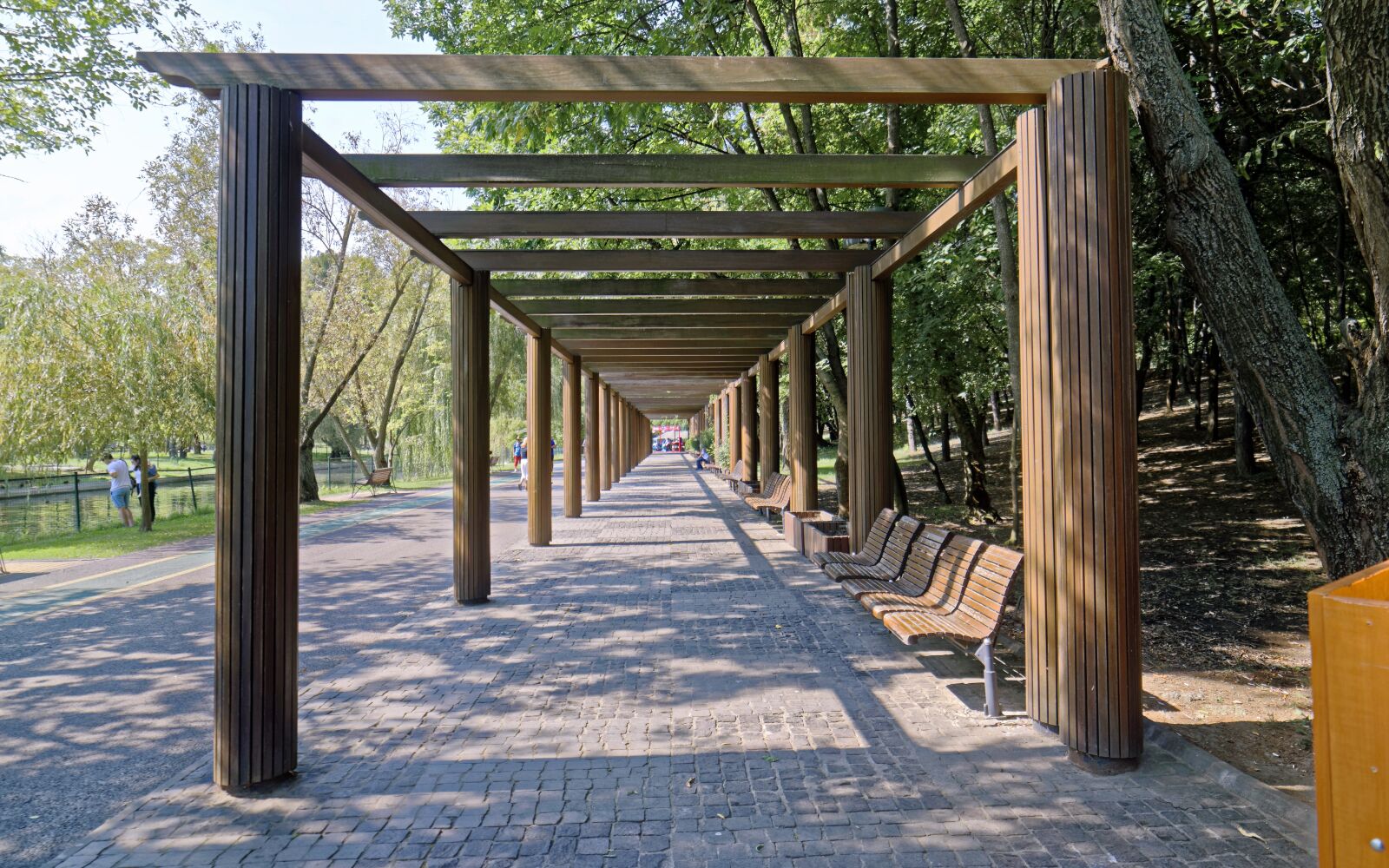 Nikon D5300 sample photo. Landscape, park, alley photography