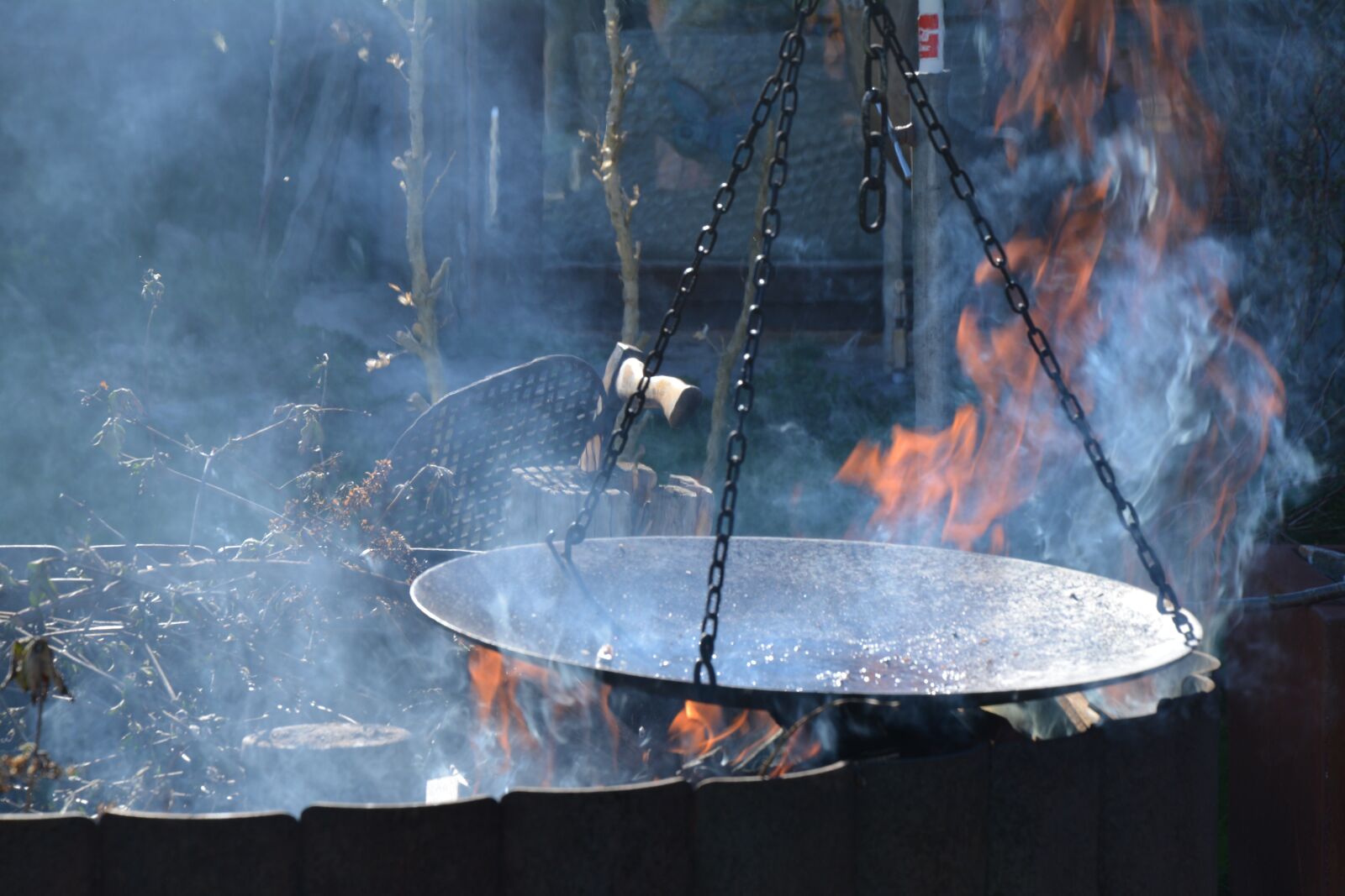 Nikon D5200 sample photo. Fire, smoke, burn photography