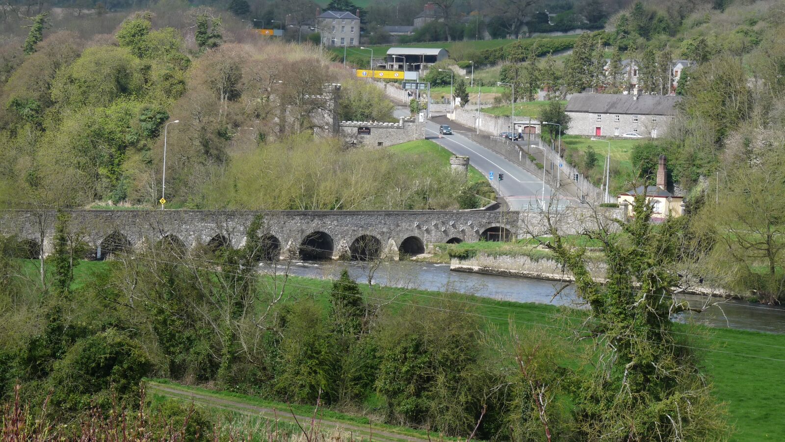 Panasonic Lumix DMC-FZ28 sample photo. Ireland, bridge, river photography