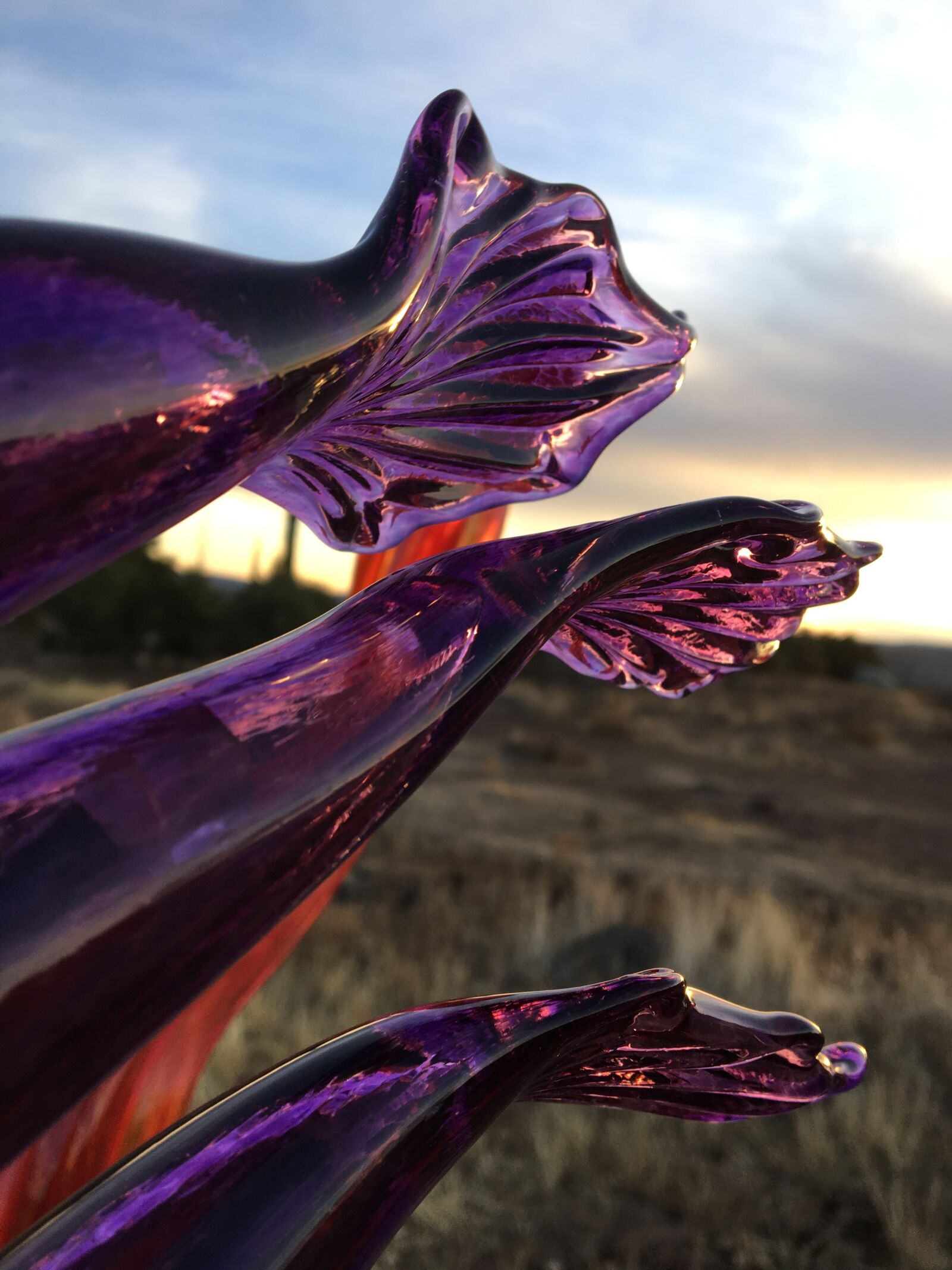 Apple iPhone 6s sample photo. Art, glass, sunrise photography