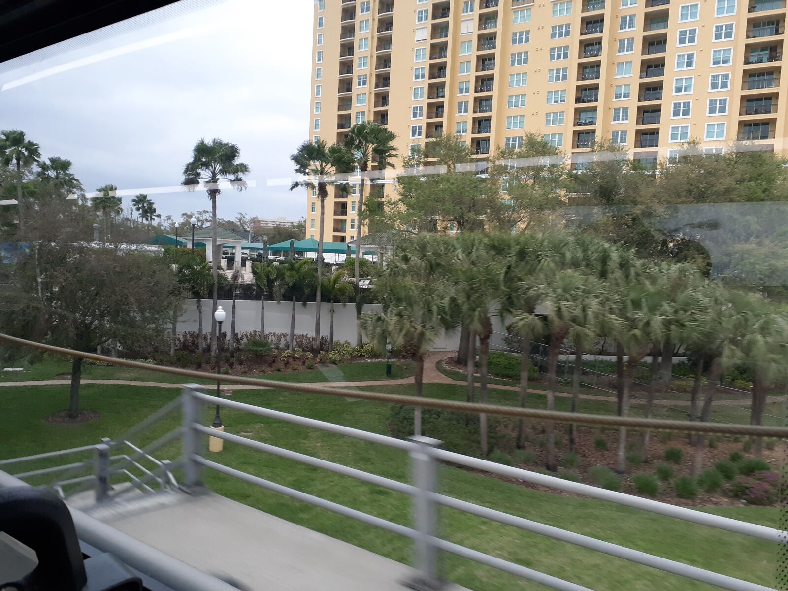 Samsung Galaxy A20 sample photo. Skyscraper, palm trees, florida photography