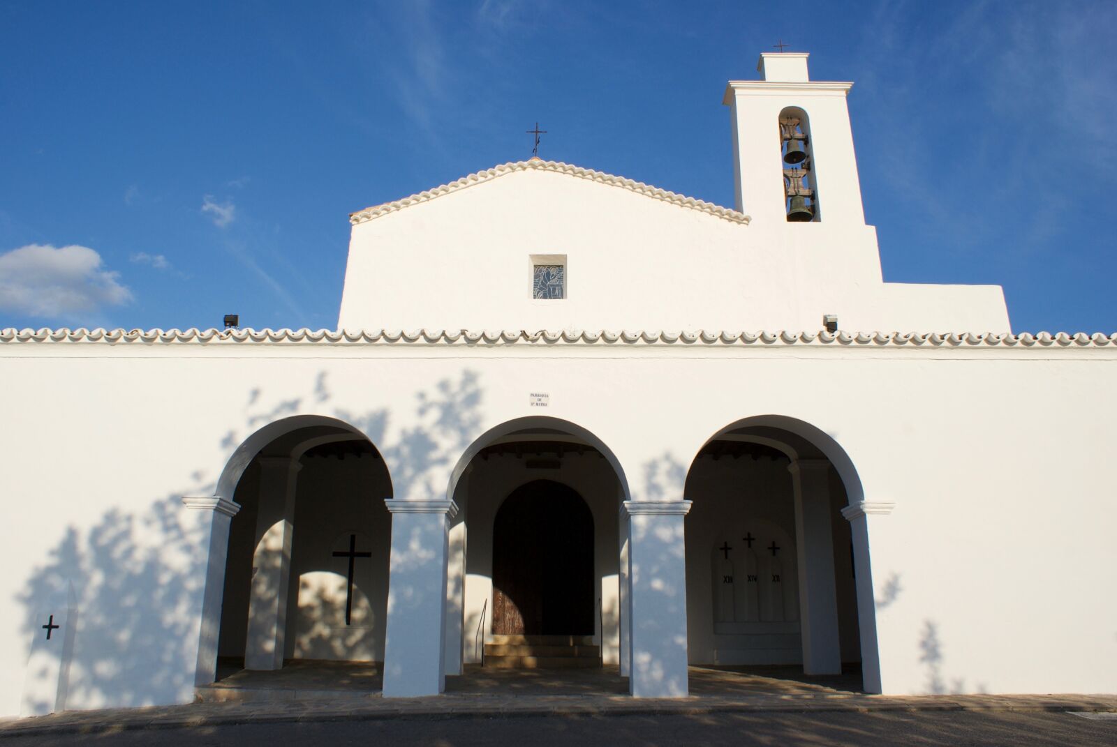 Sony Alpha DSLR-A100 sample photo. Church, san mateu, ibiza photography