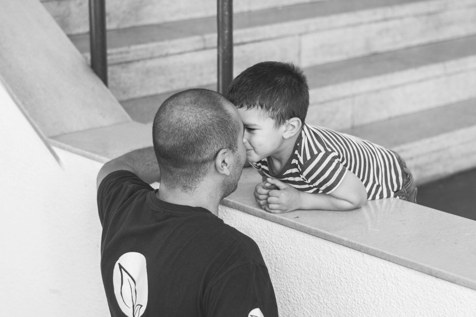 Nikon D5200 sample photo. Father, son, love photography