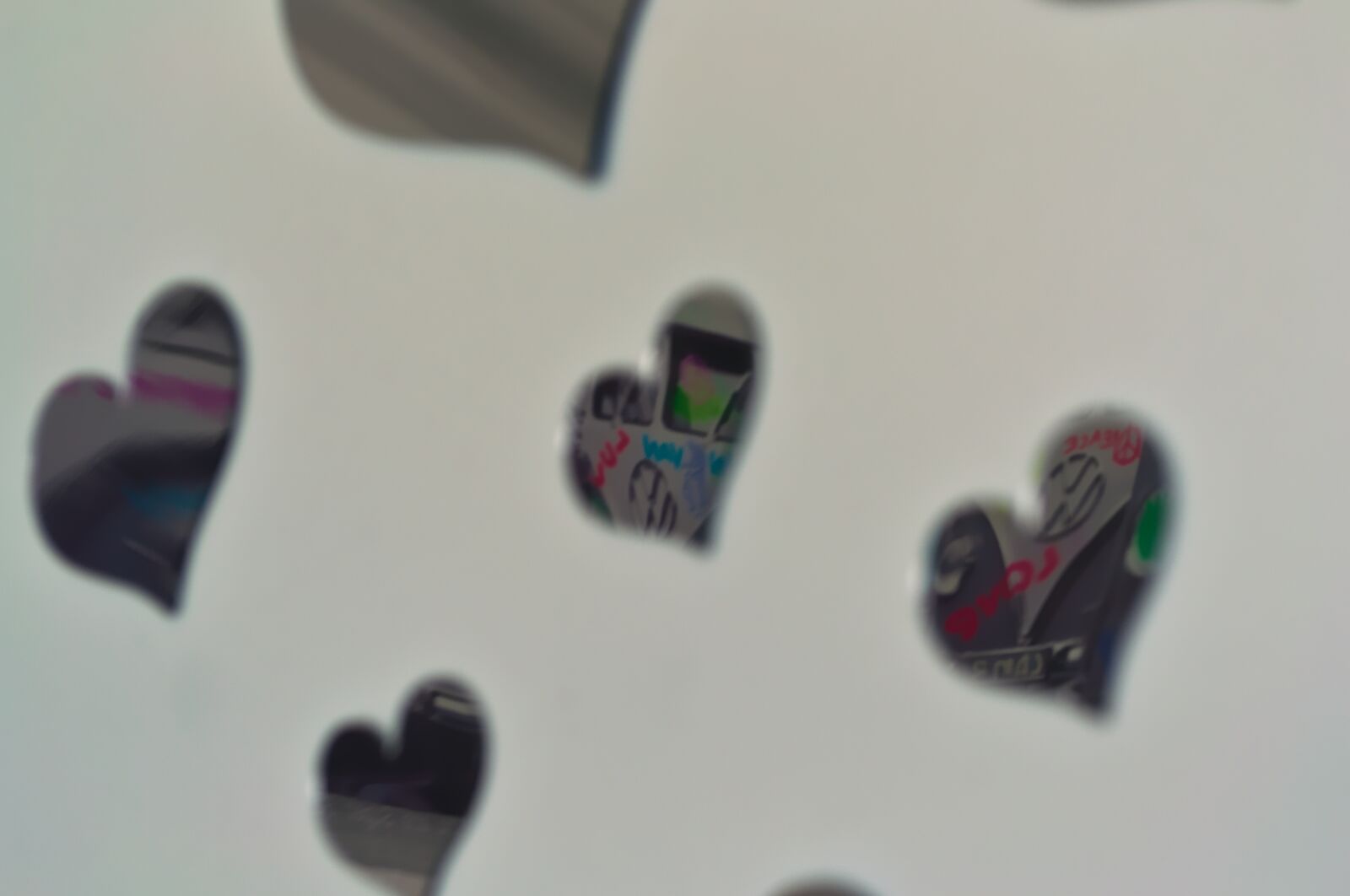 Nikon D3100 sample photo. Hearts, camper van, wall photography
