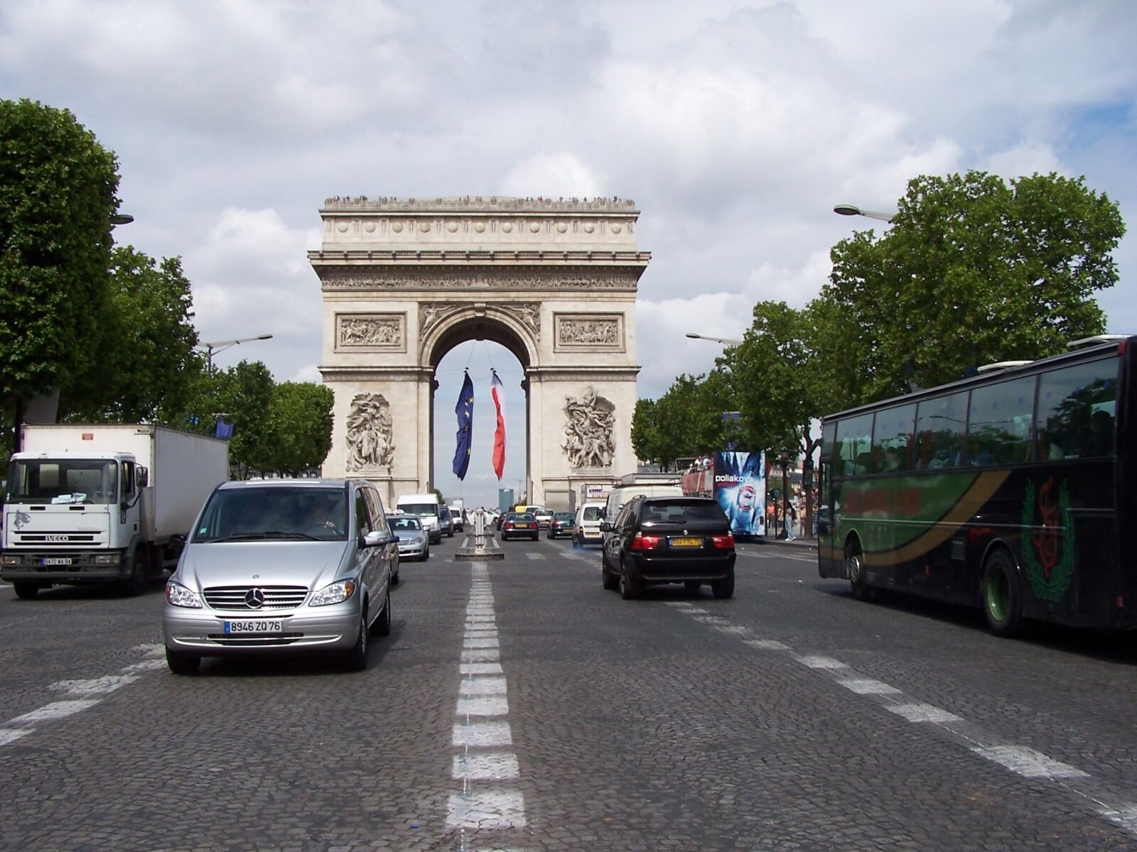 Kodak DX6490 ZOOM DIGITAL CAMERA sample photo. Arc, de, triomphe, paris photography