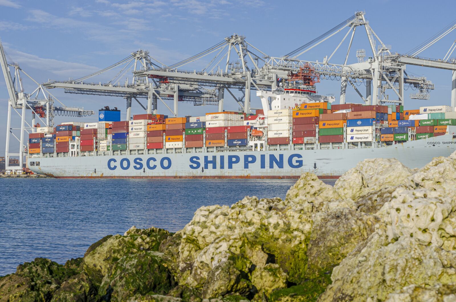 Nikon D7000 sample photo. Cargo, wharf, container photography
