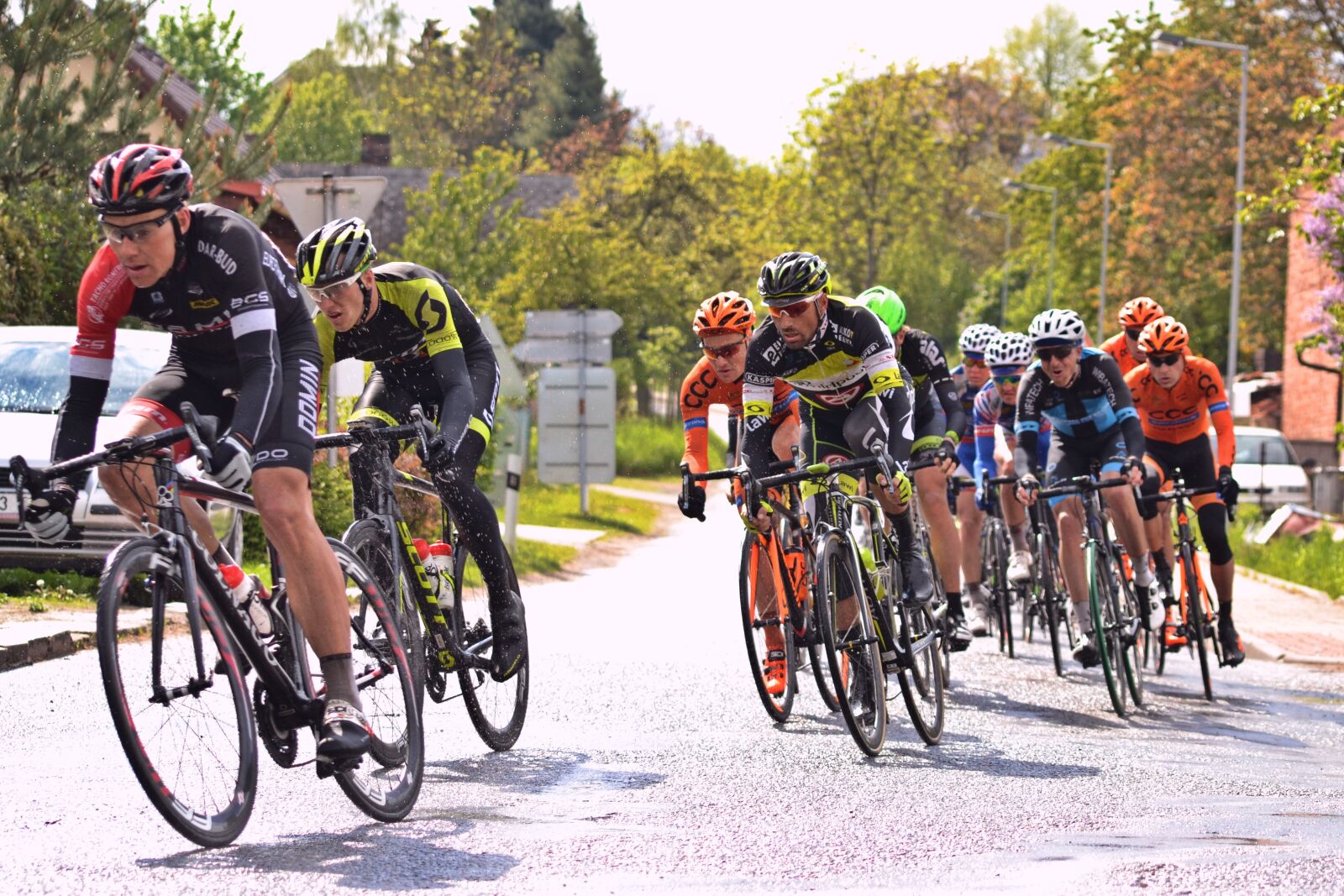 Nikon D3100 sample photo. Cycling, rider, sport photography