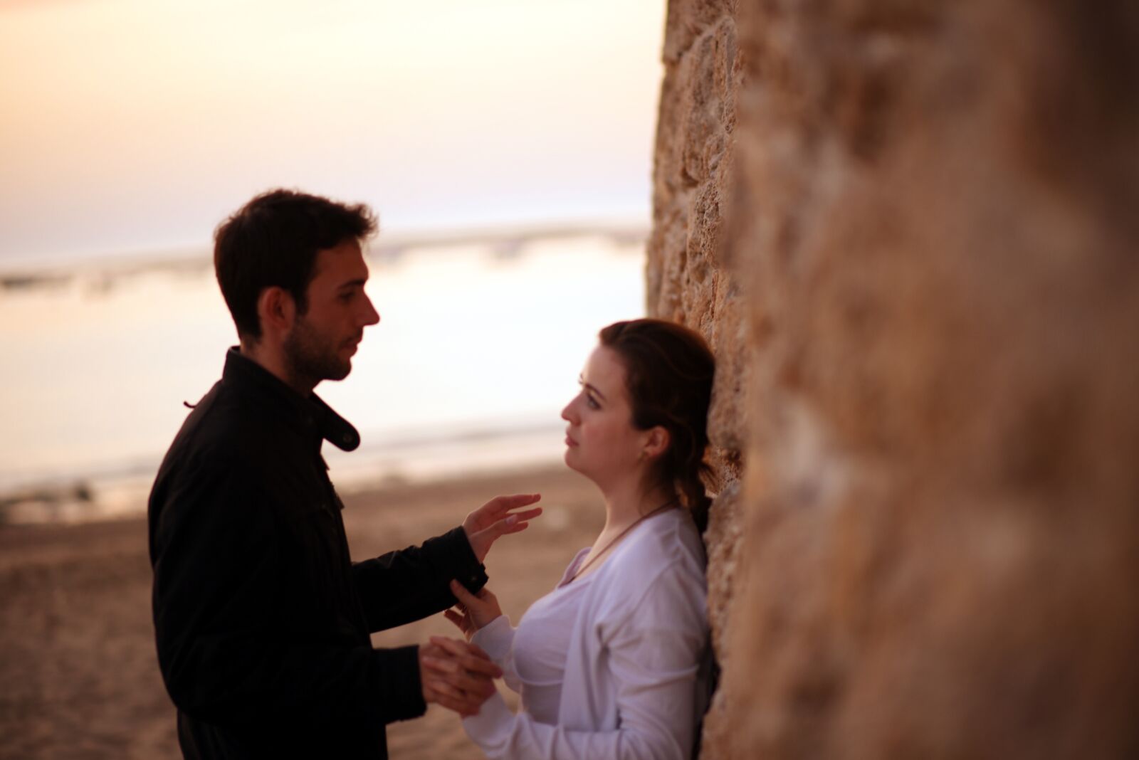 Nikon D750 sample photo. Couple, beach, nature photography