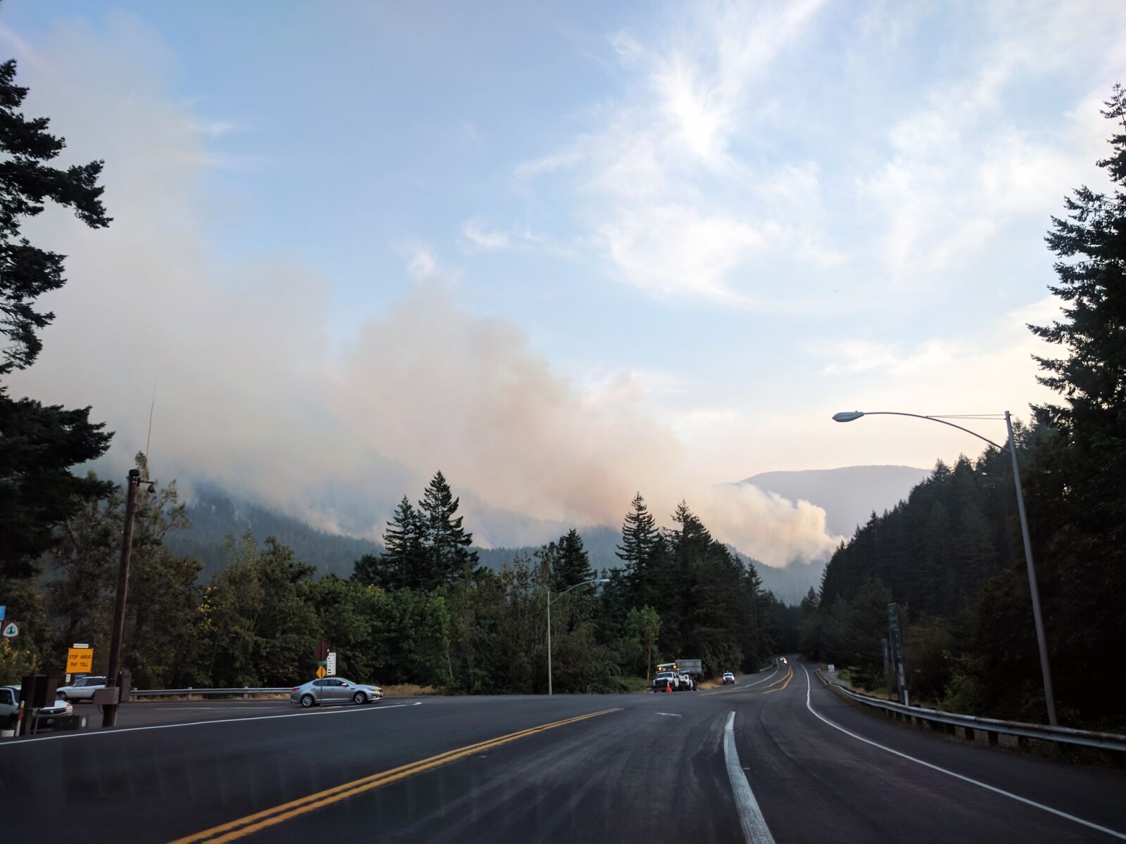 LG Nexus 5X sample photo. Eagle creek fire, forest photography