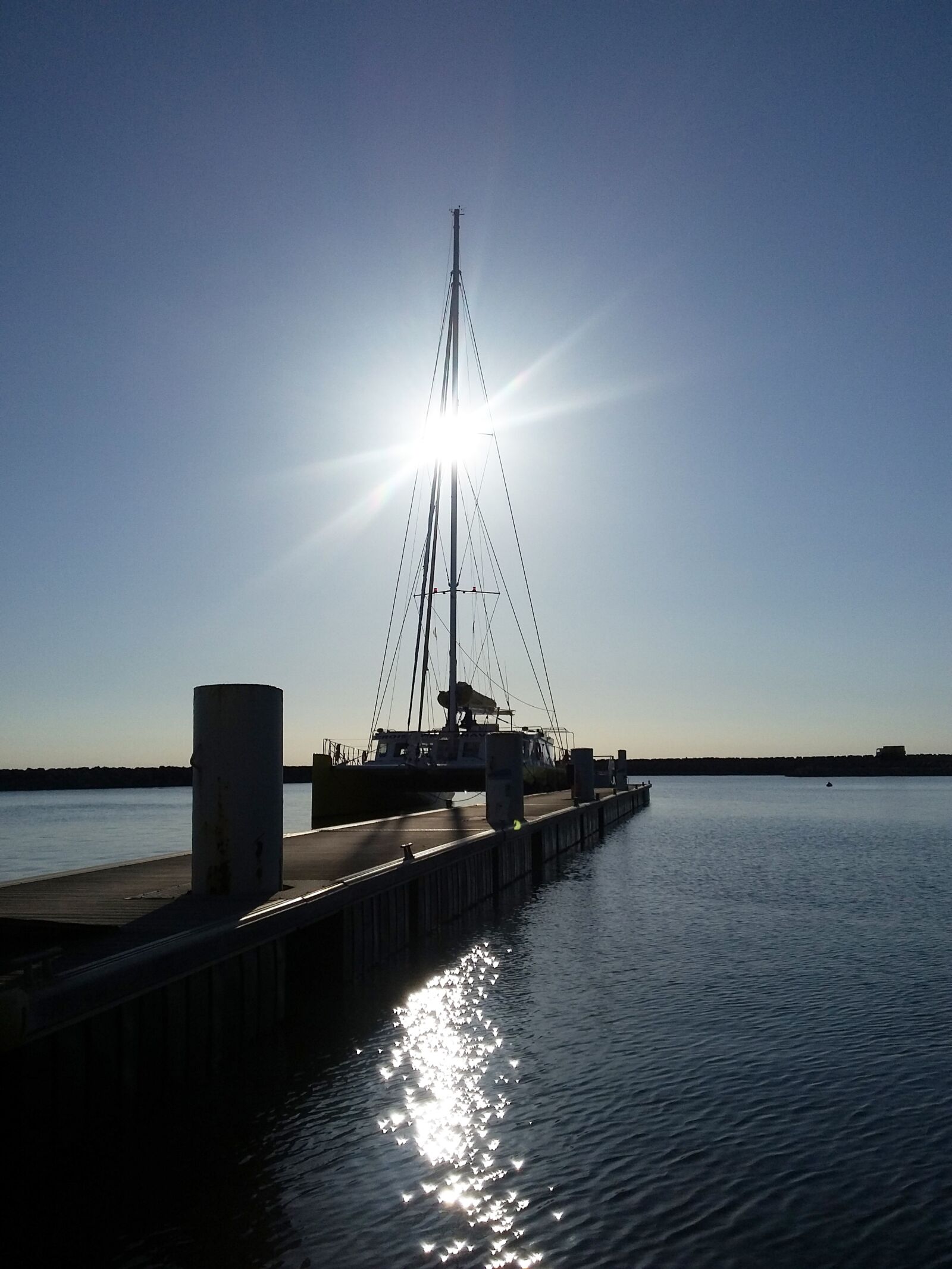Samsung Galaxy S4 Mini sample photo. Bateau, mer, soleil photography