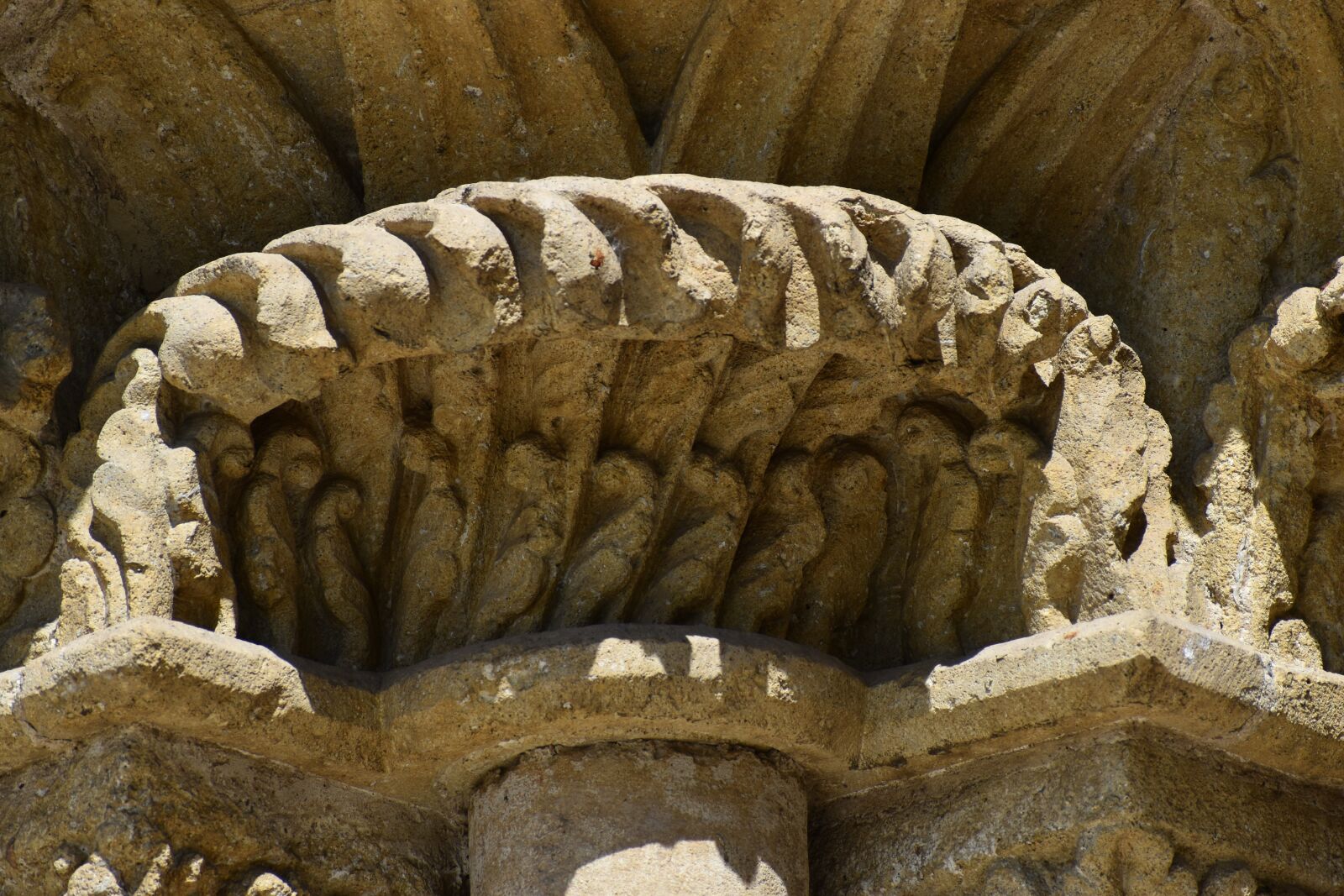 Nikon D3500 sample photo. Column head, church, architecture photography
