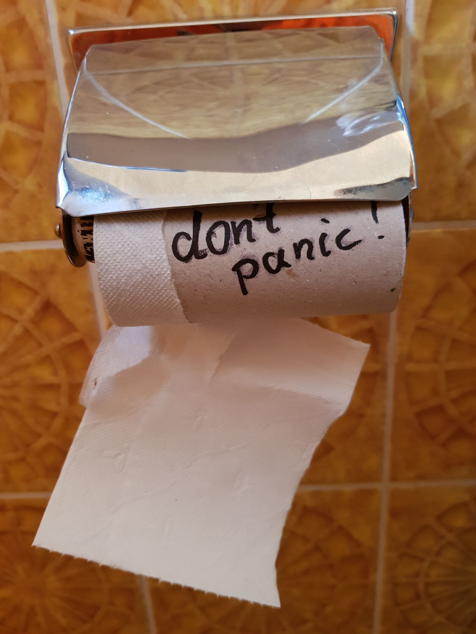 Samsung Galaxy S8 sample photo. Don't panic, toilet paper photography