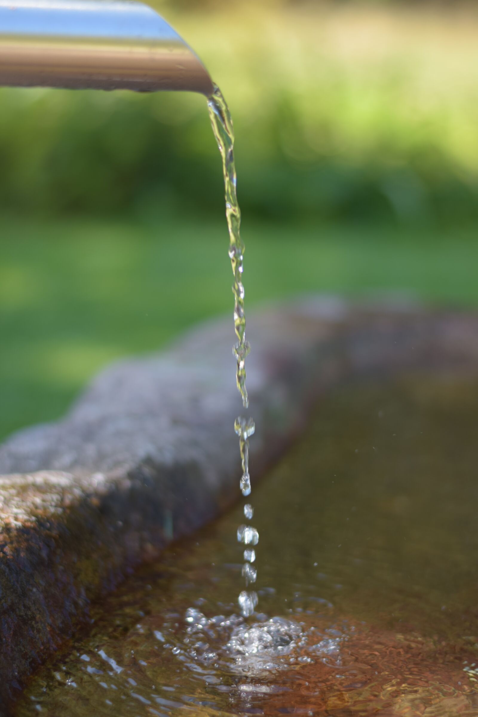 Nikon D5300 sample photo. Fountain, water, drip photography