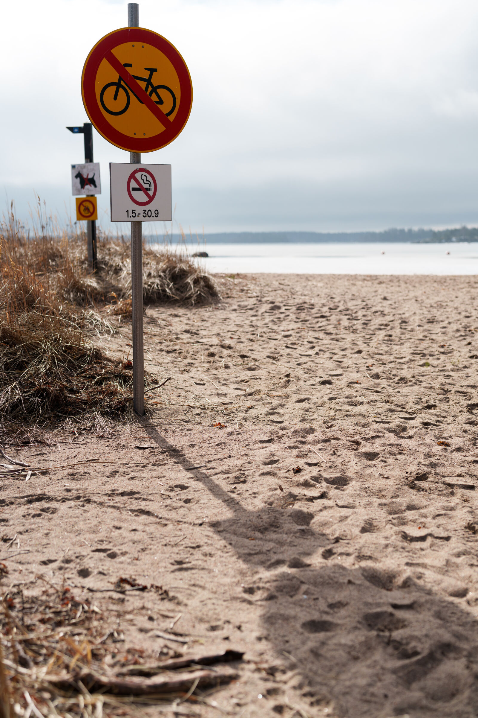 Sony a7R V sample photo. No bicycles zone photography
