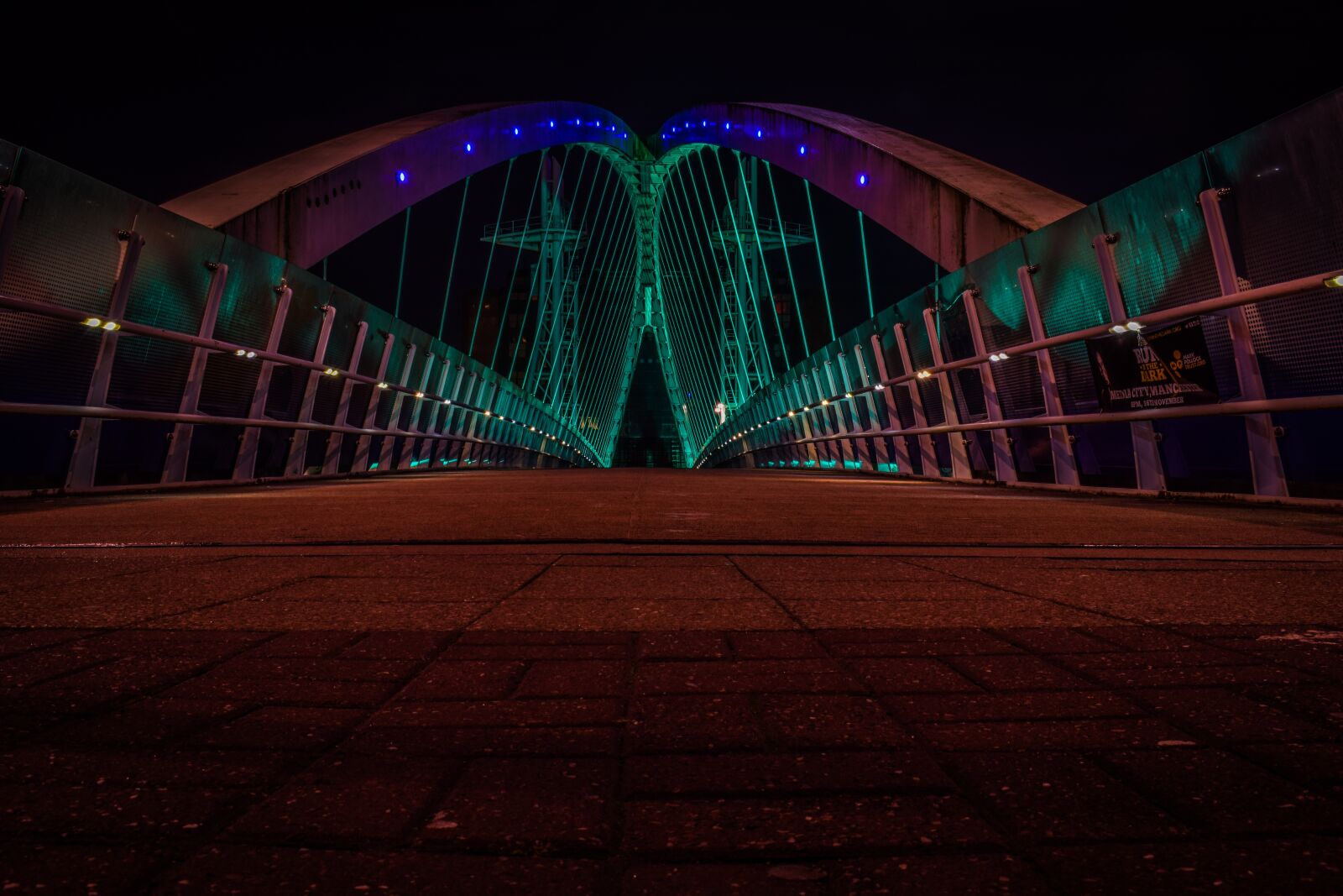 Nikon D5300 sample photo. Bridge, led, architecture photography