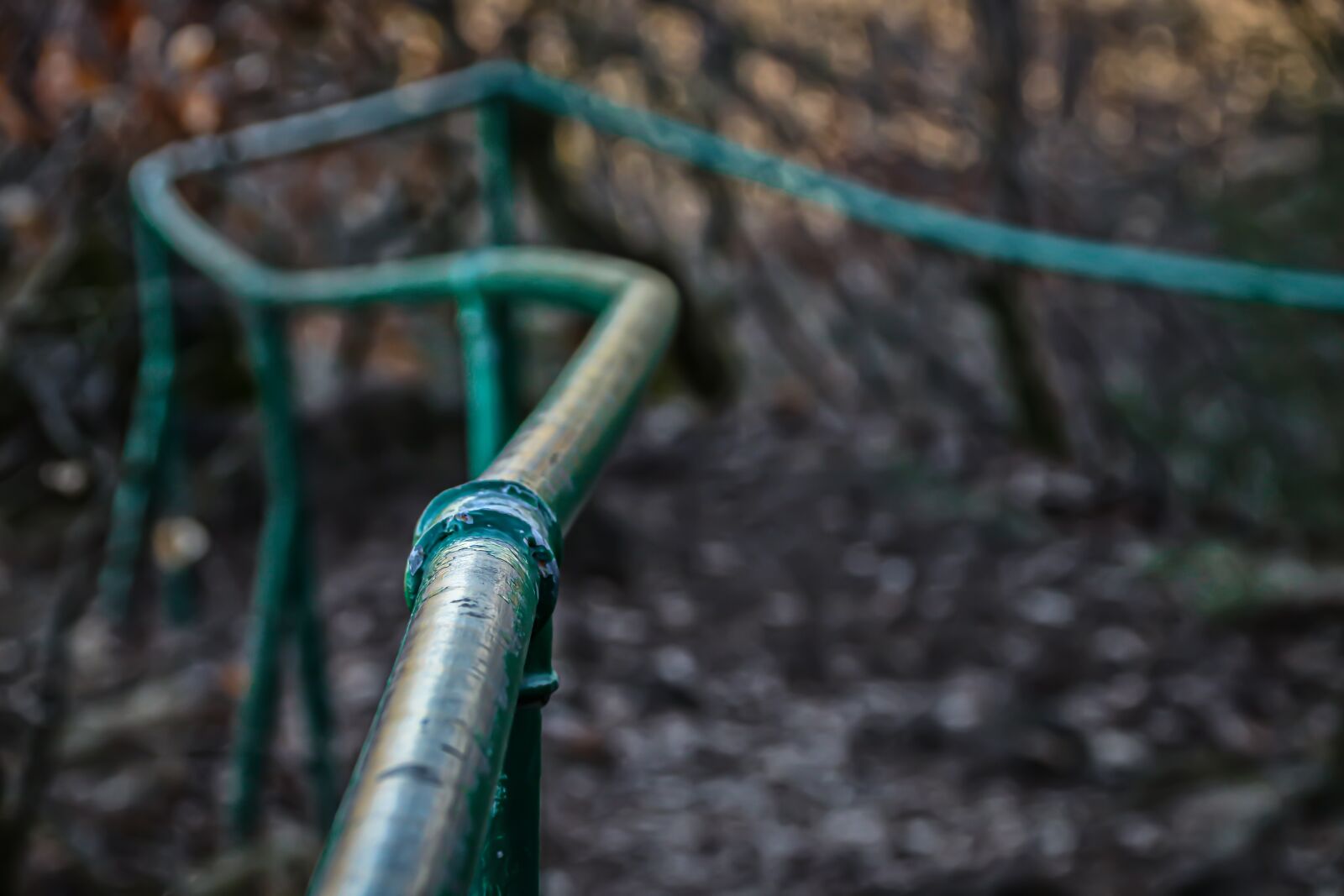 Canon EOS 80D sample photo. Handrail, metal, construction photography
