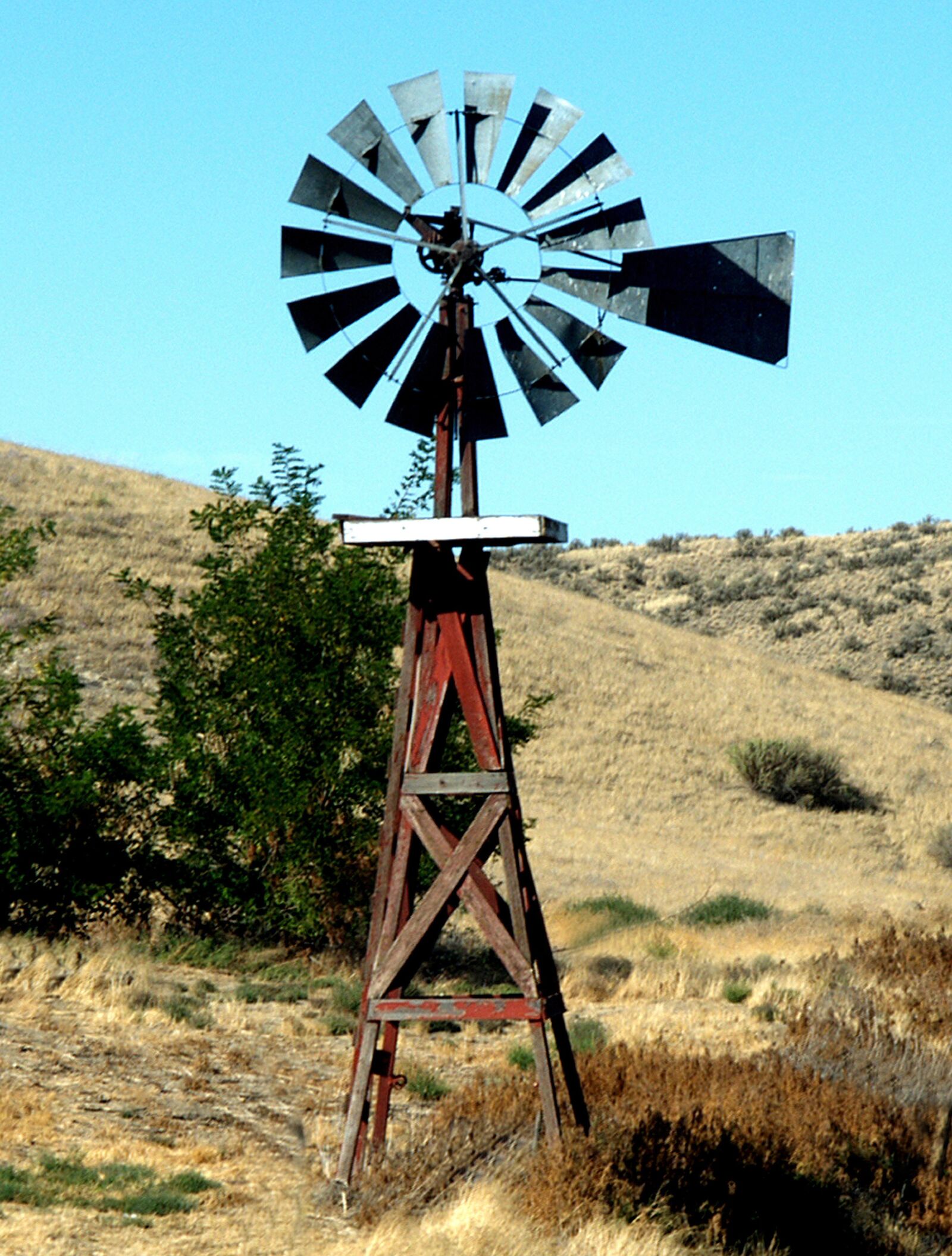 Olympus E-1 sample photo. Renewable energy, windmill, ranching photography