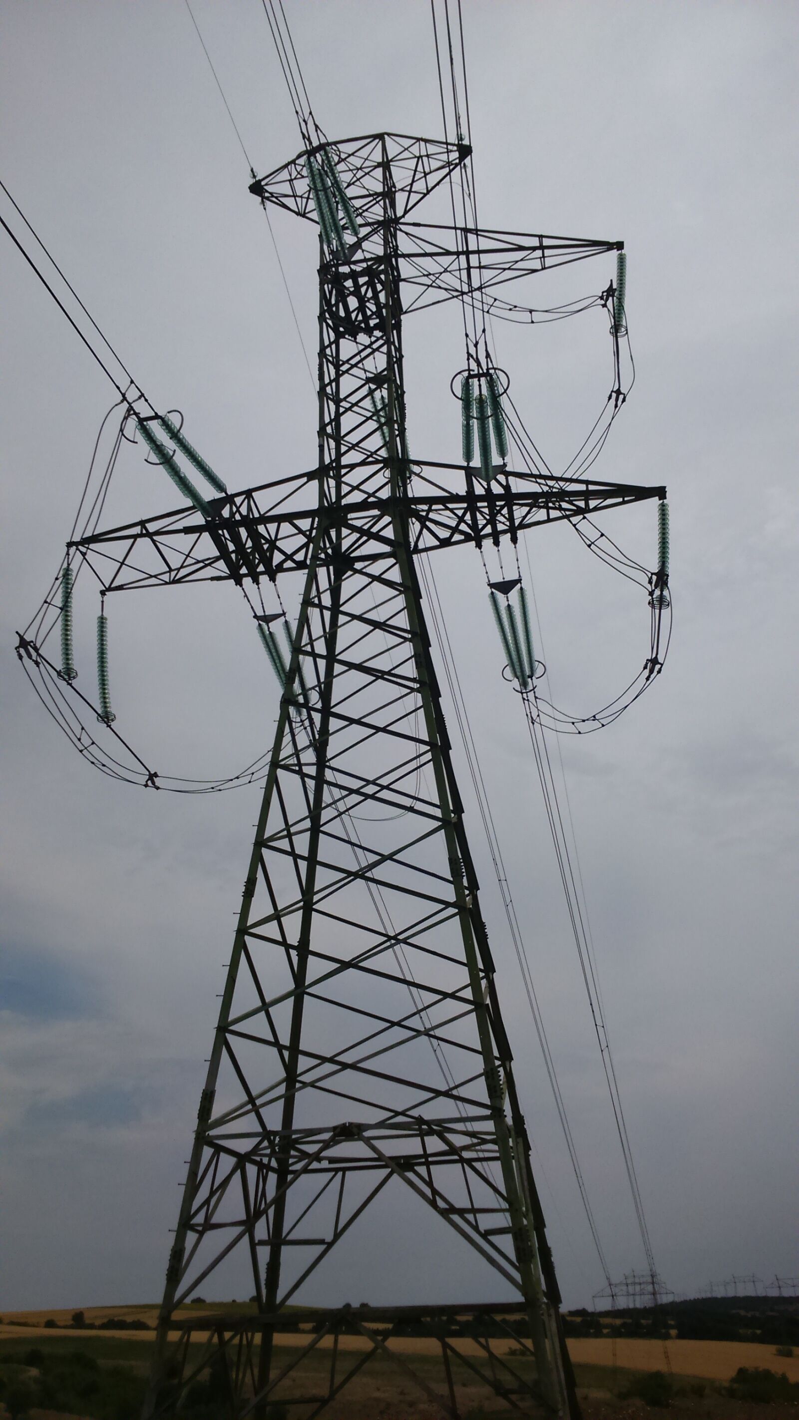 Sony Xperia M2 sample photo. Post, wire, sky photography