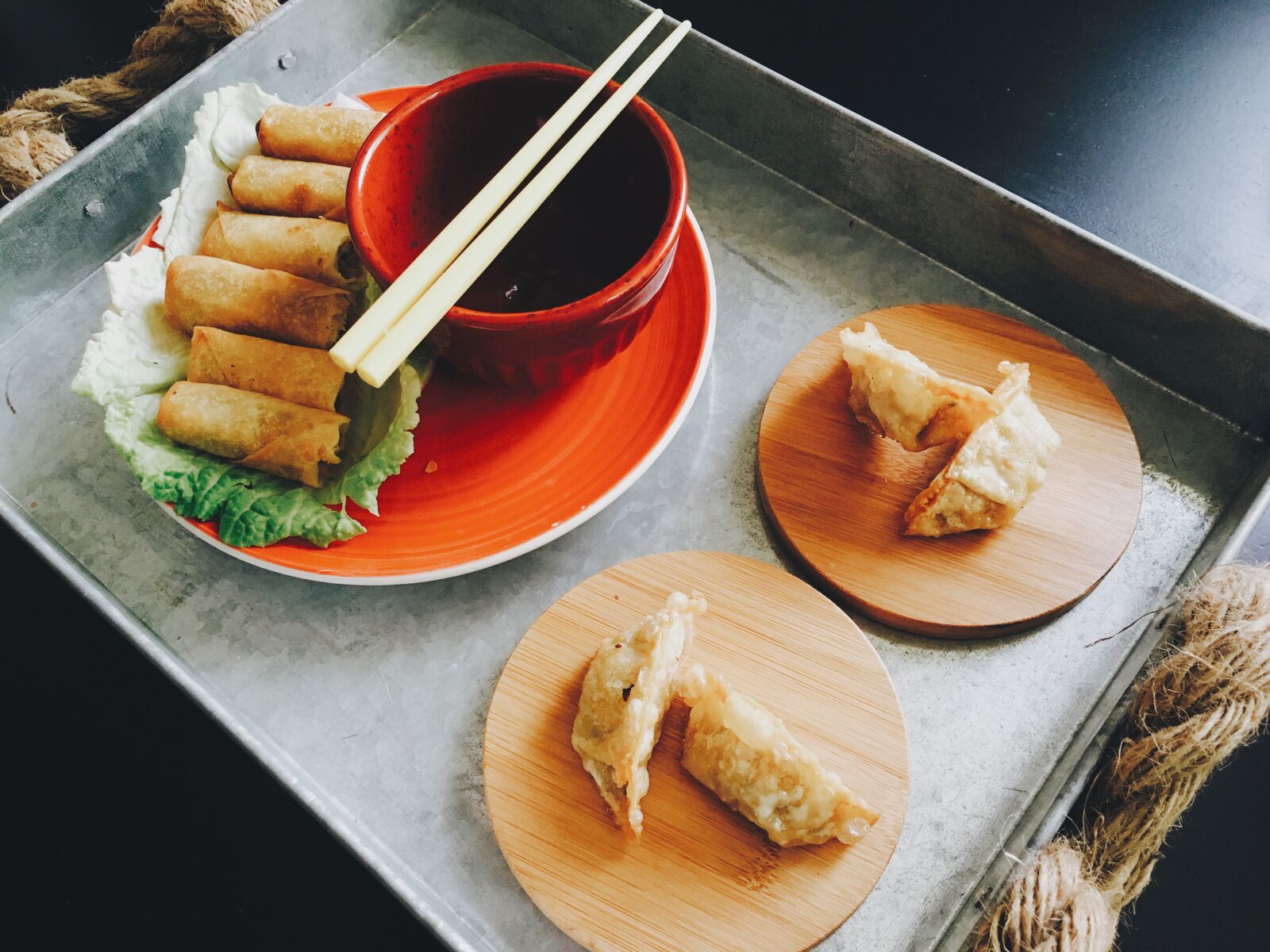 Apple iPhone 6s sample photo. Fried, spring, rolls, and photography