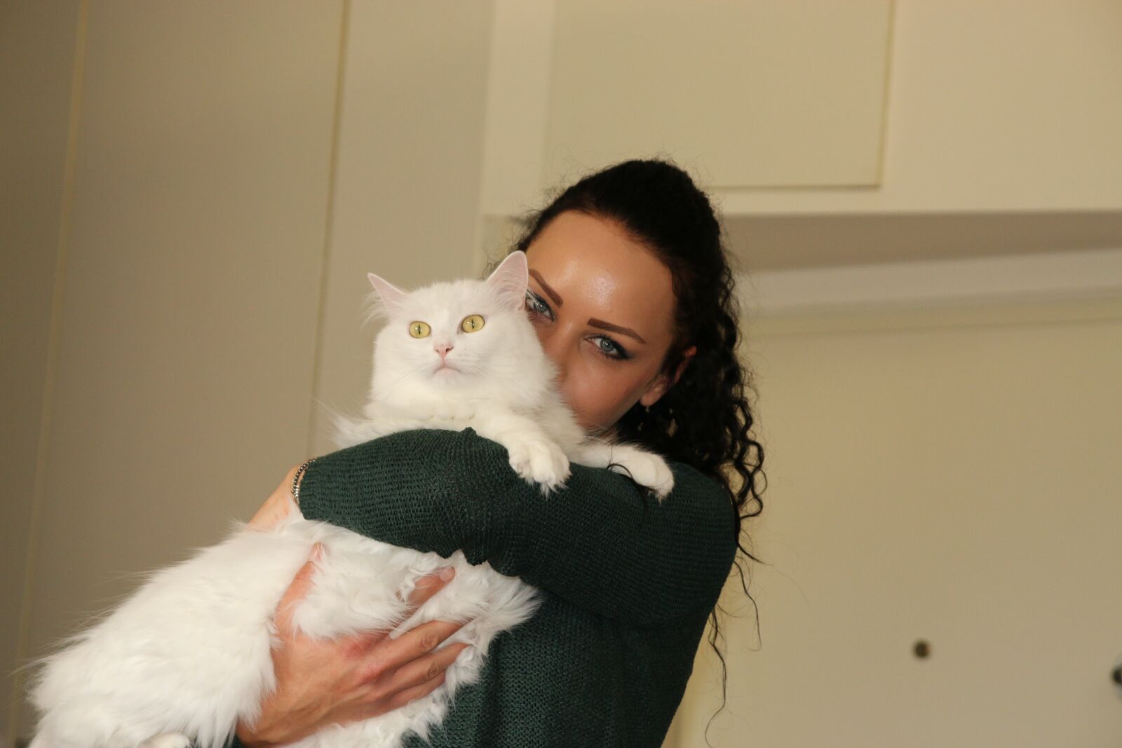 Canon EOS 70D sample photo. Cat, white cat, kitten photography