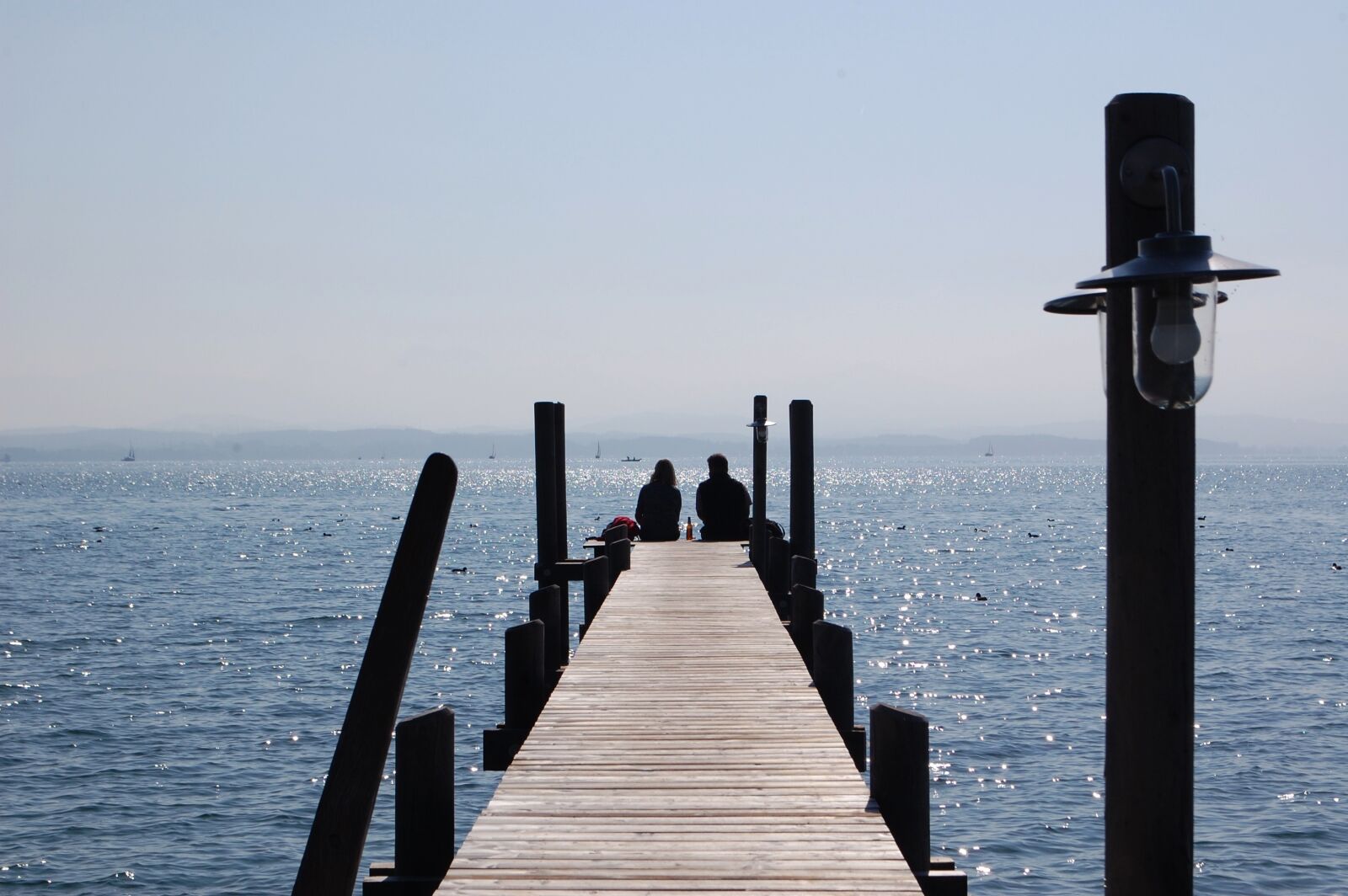 Nikon D40 sample photo. Pier, lake, sea bridge photography