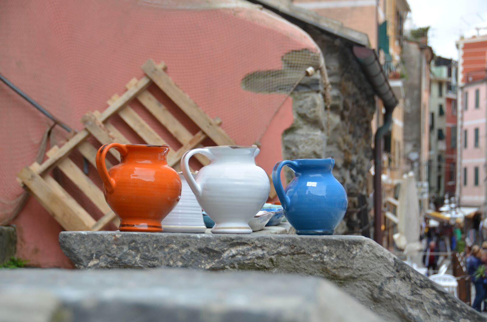 Nikon D5100 sample photo. Cinque terre, vases, pots photography