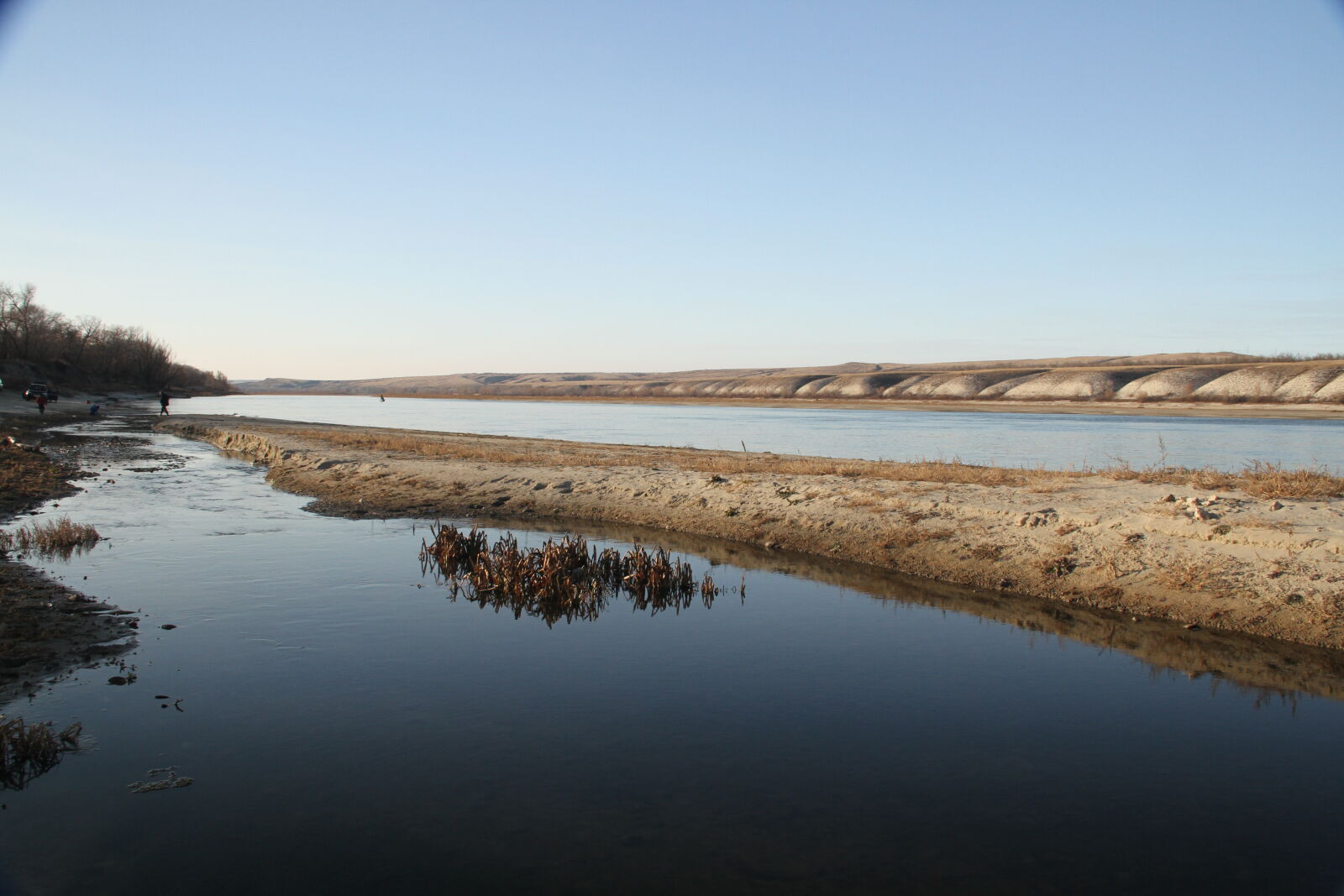 Canon EOS 7D sample photo. Climate, river, sand, sunset photography