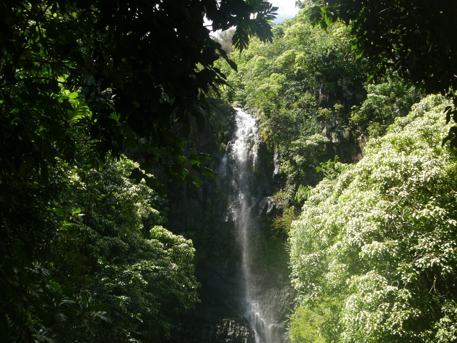 Olympus X560WP sample photo. Waterfall, road to hanna photography