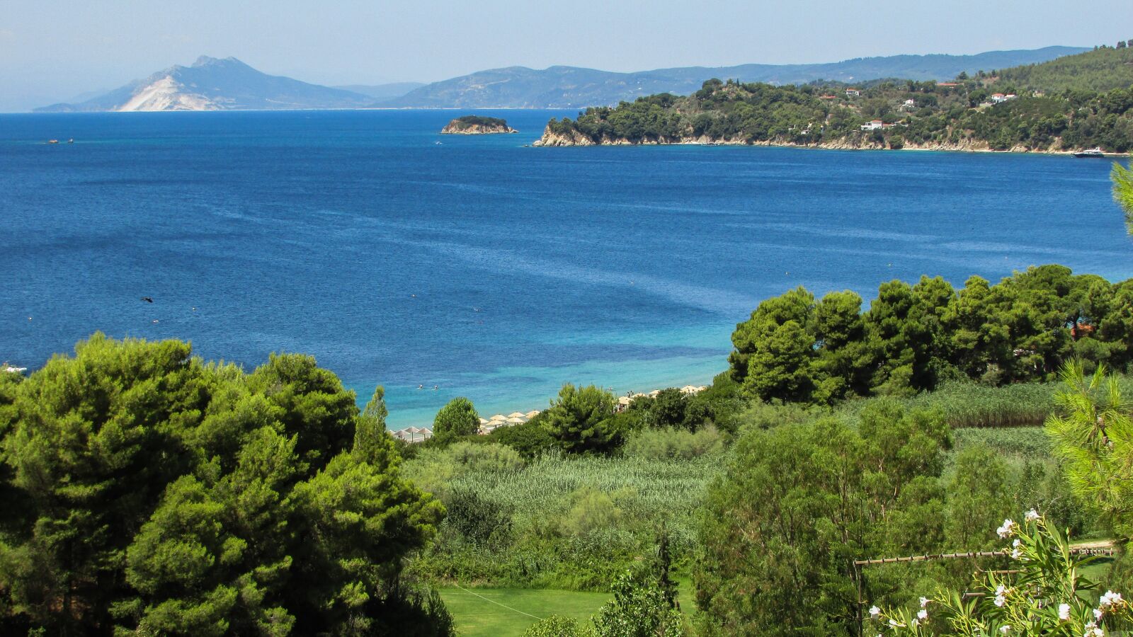 Canon PowerShot SX400 IS sample photo. Greece, skiathos, vromolimnos photography