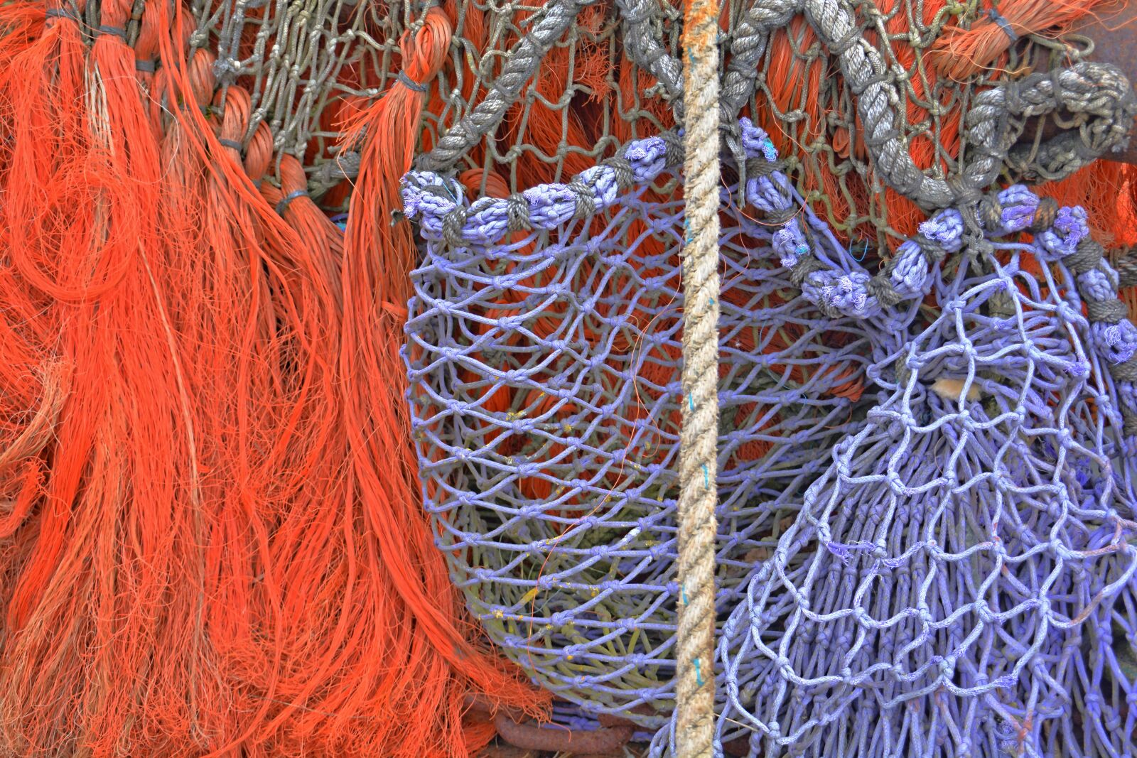 Nikon D5200 sample photo. Color, fishing nets, north photography