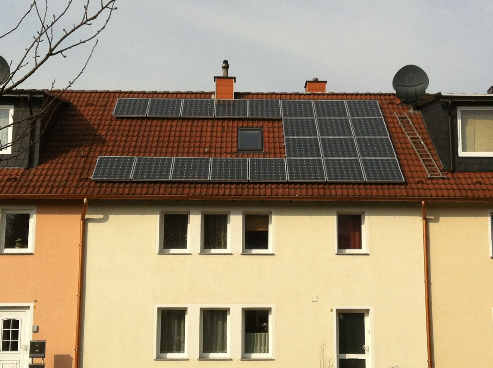 Apple iPhone 4 sample photo. Solar modules, photovoltaic, solar photography
