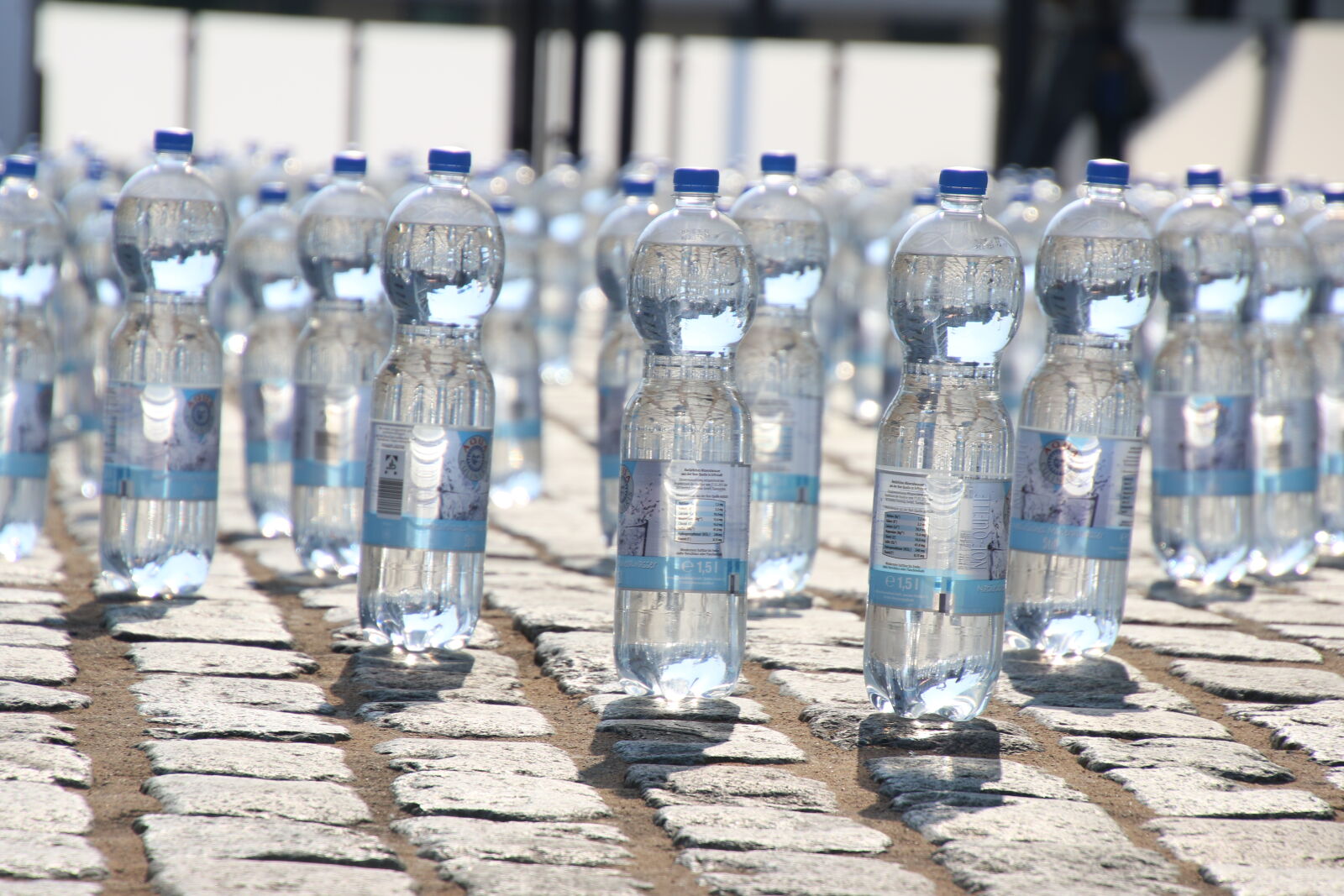 Canon EOS 7D Mark II sample photo. Blue, bottles, clear, drink photography