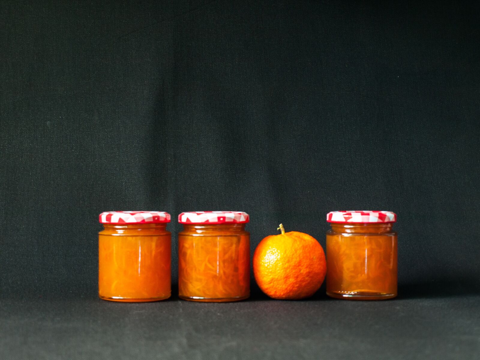 Olympus E-510 (EVOLT E-510) sample photo. Orange, jam, jar photography