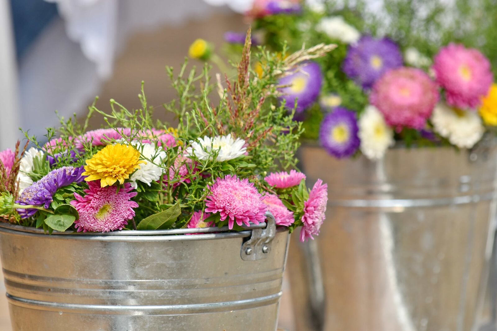 Nikon D5500 sample photo. Arrangement, bouquet, bucket, decoration photography