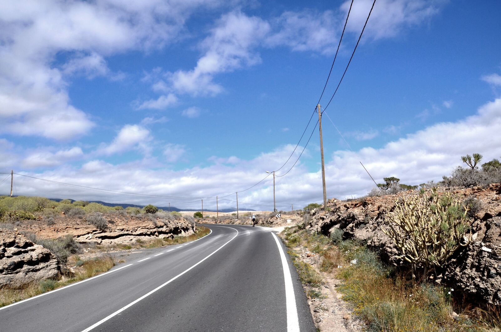 Nikon D5000 sample photo. Sky, clouds, road photography