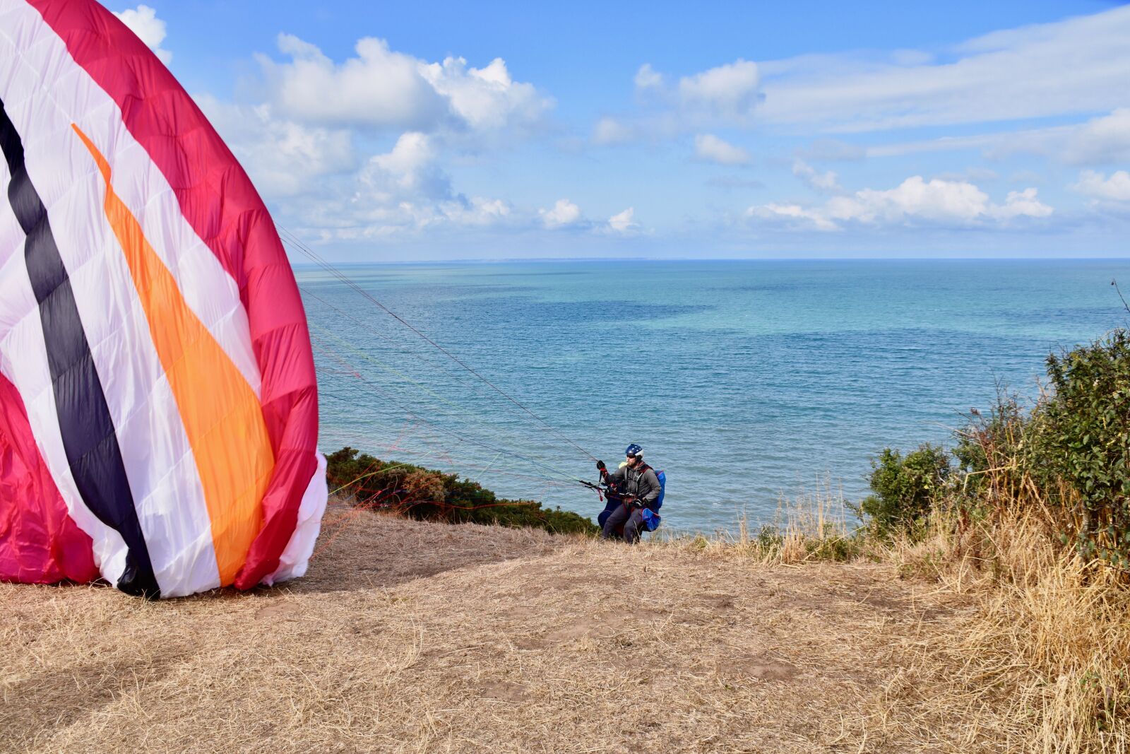 Nikon D5600 sample photo. Paragliding, paraglider, inflation of photography