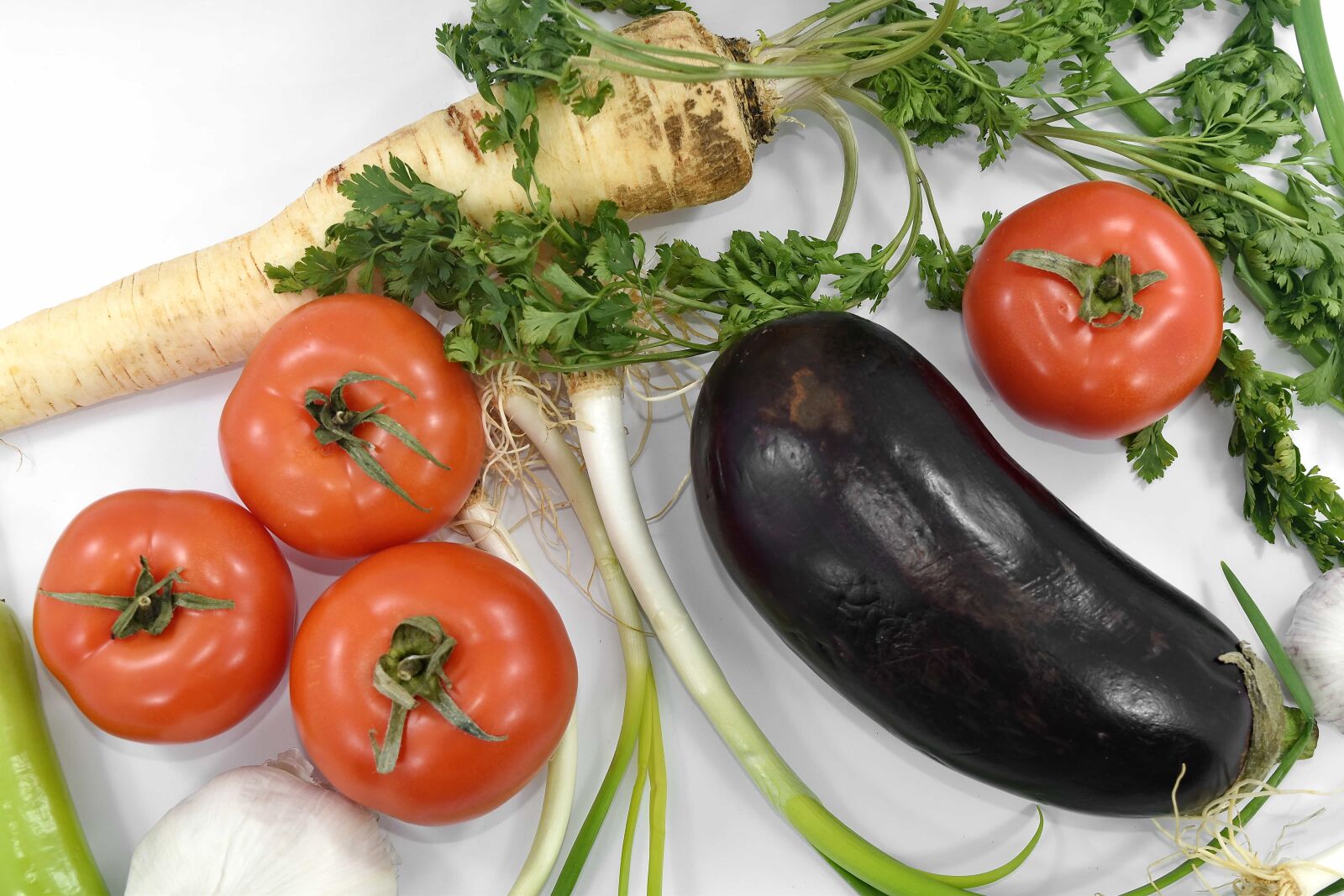 Nikon D5500 sample photo. Aroma, eggplant, garlic, parsley photography