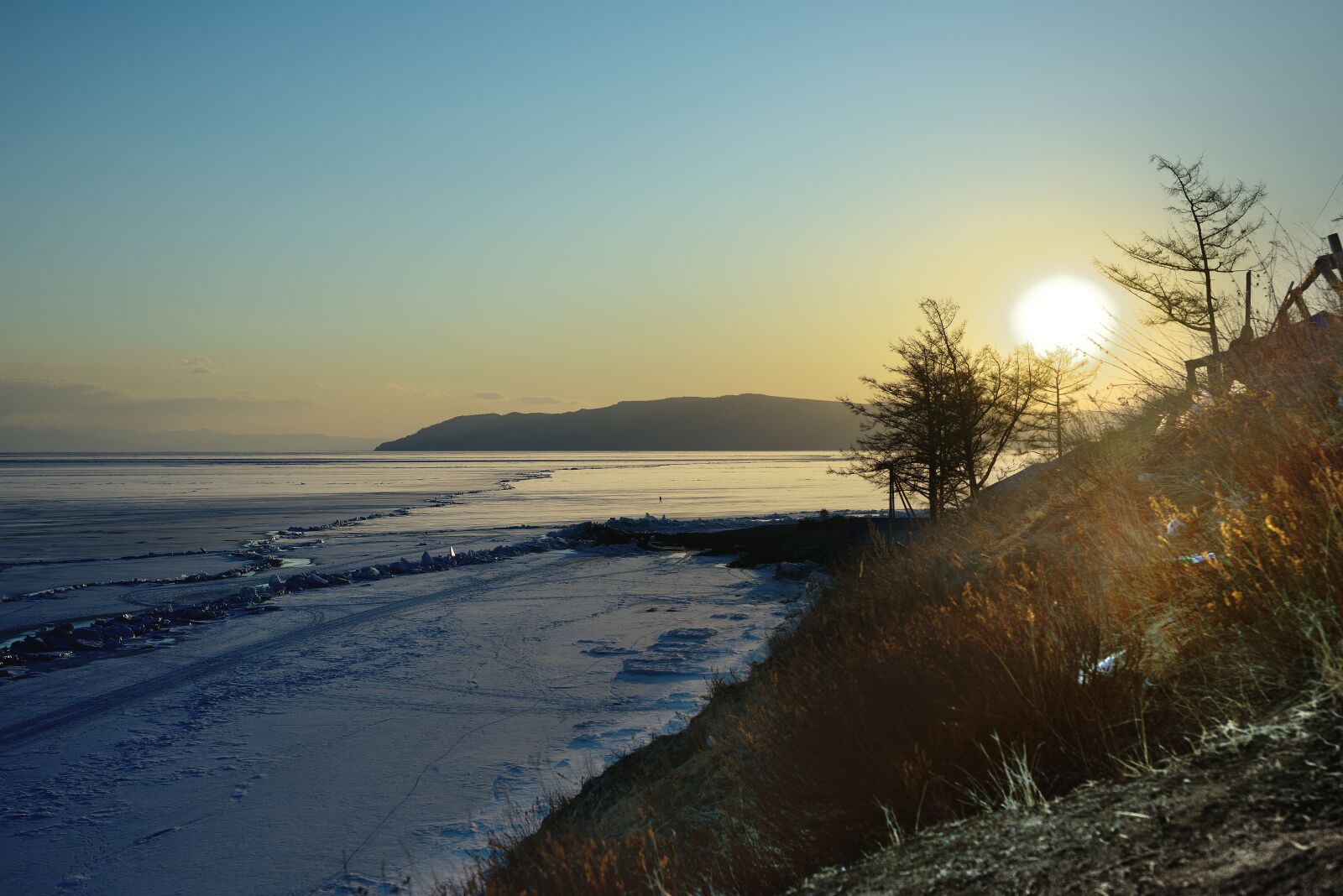 Nikon D800 sample photo. Lake, winter, russia photography