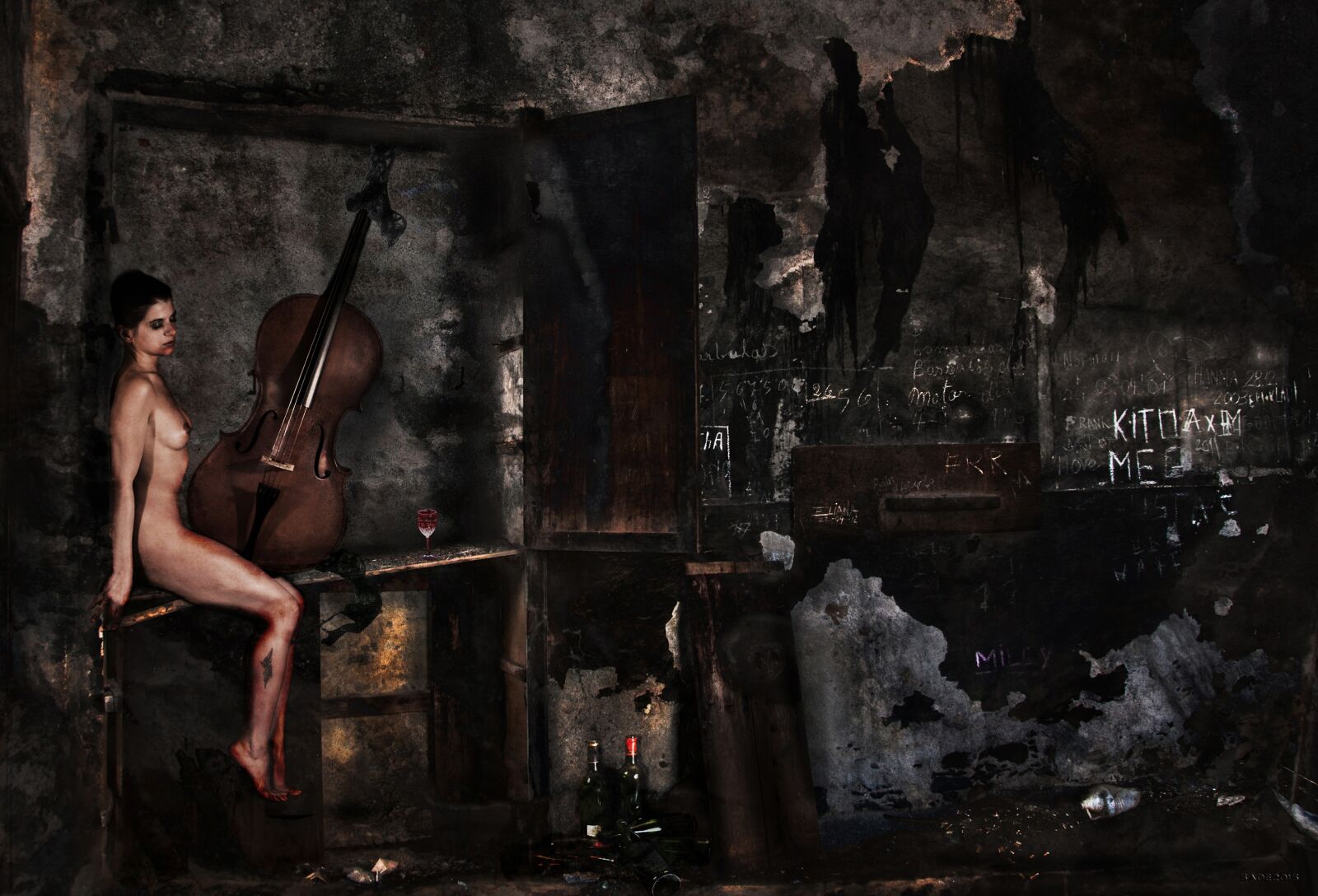 Nikon D90 sample photo. Dark, after work party photography