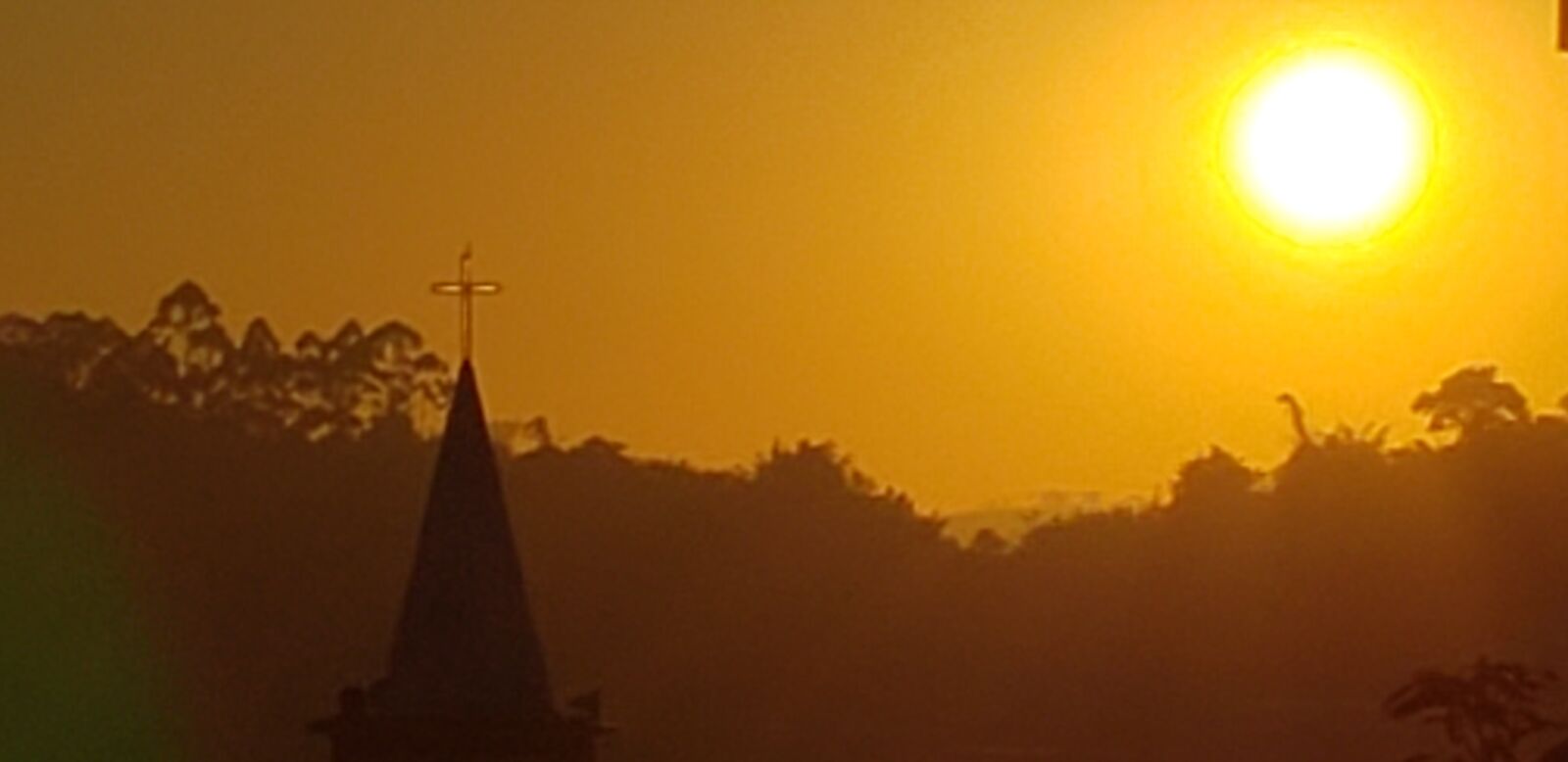 Samsung Galaxy S9 sample photo. Sun, church, sunset photography