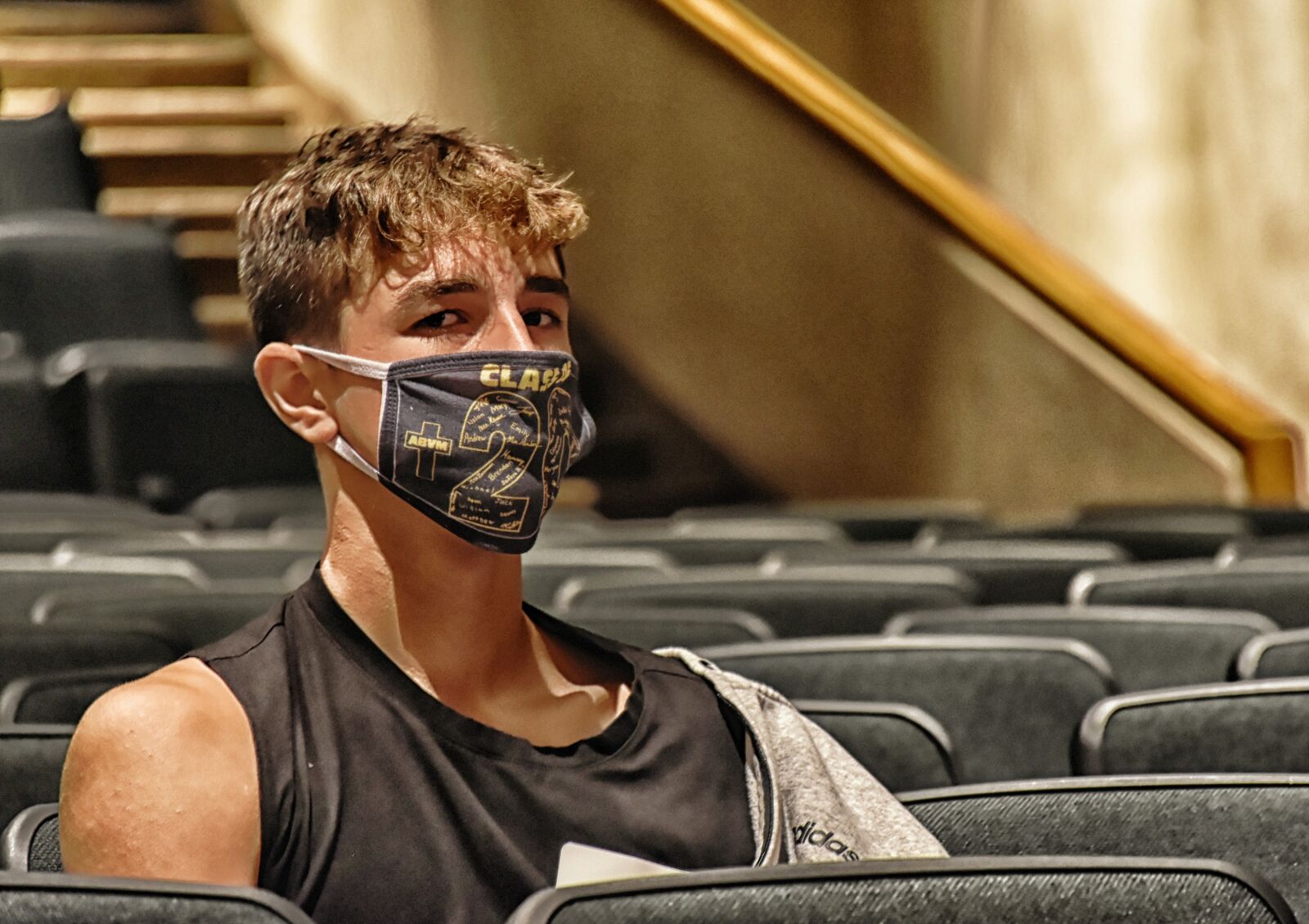 Nikon D7200 sample photo. Man, face mask, student photography