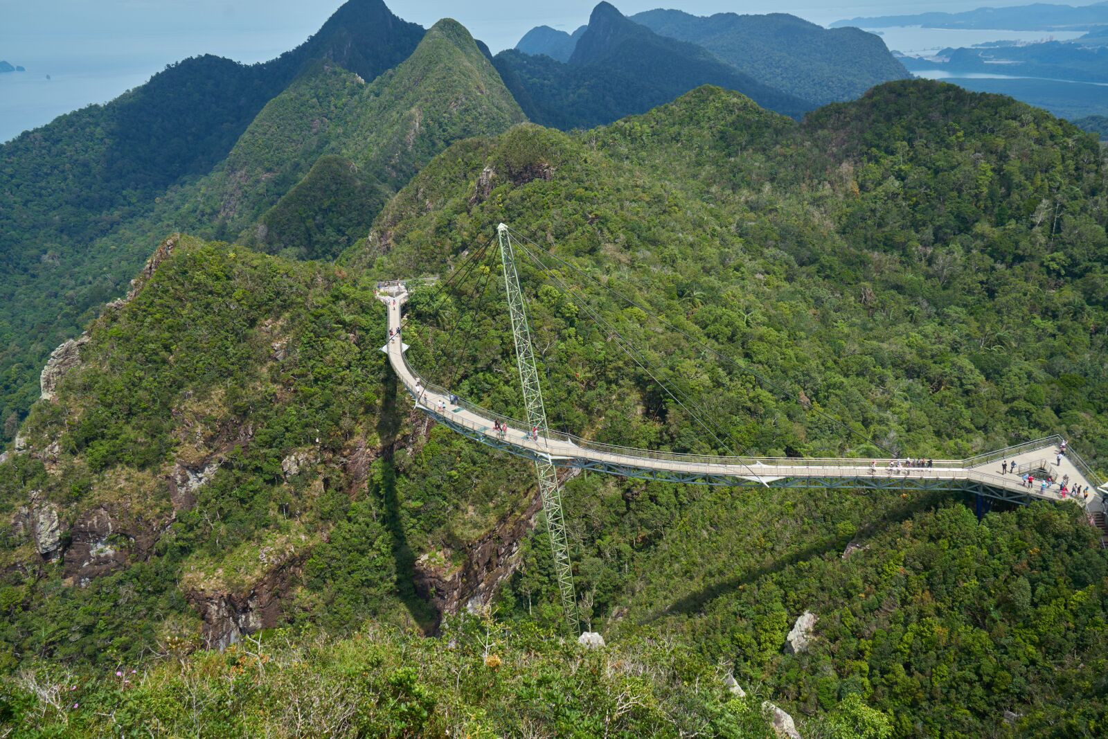 Sony a7R II sample photo. Bridge, mountain, architecture photography