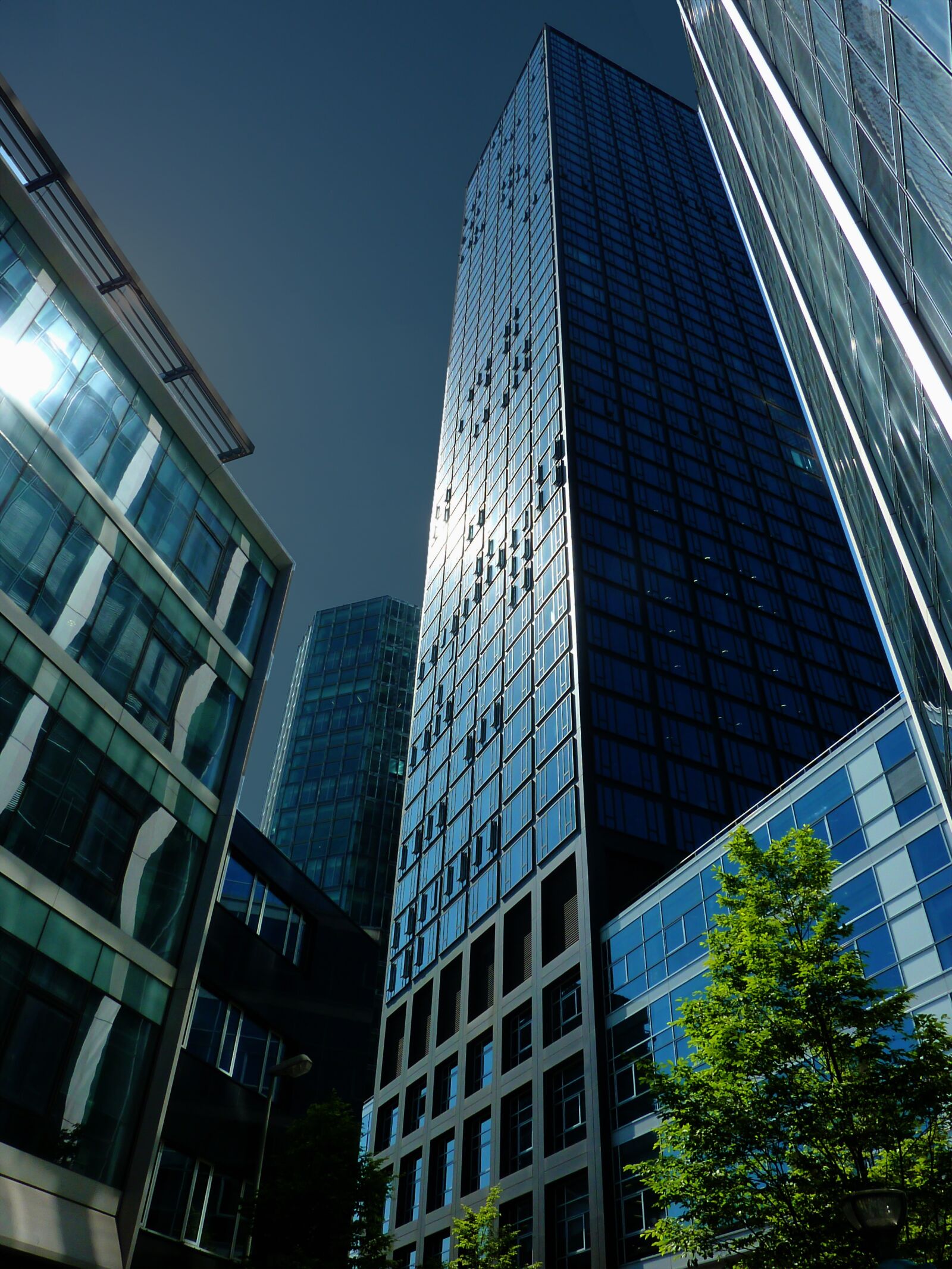 Panasonic DMC-TZ7 sample photo. Skyline, skyscraper, skyscrapers photography